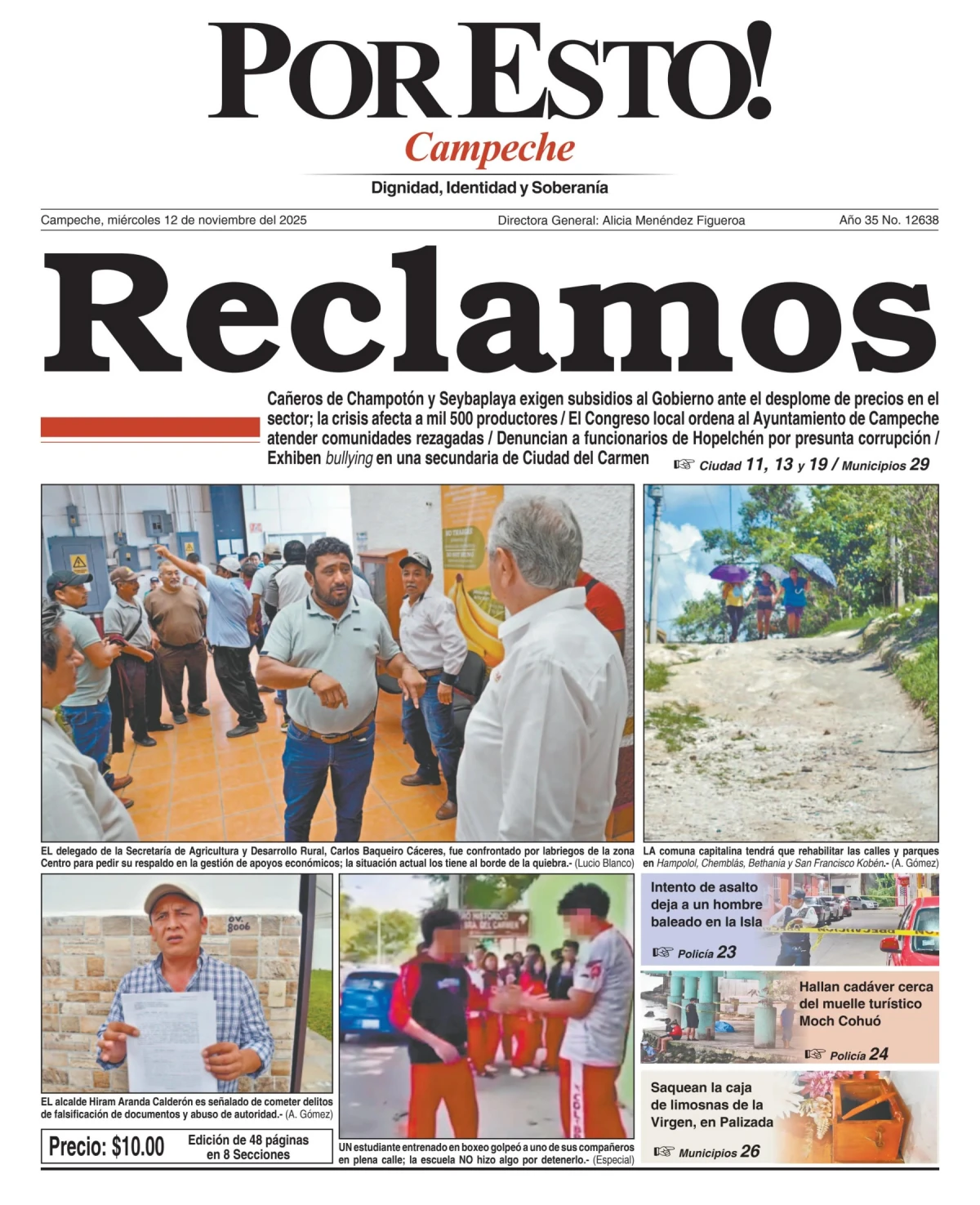 Portada de Por Esto (campeche)