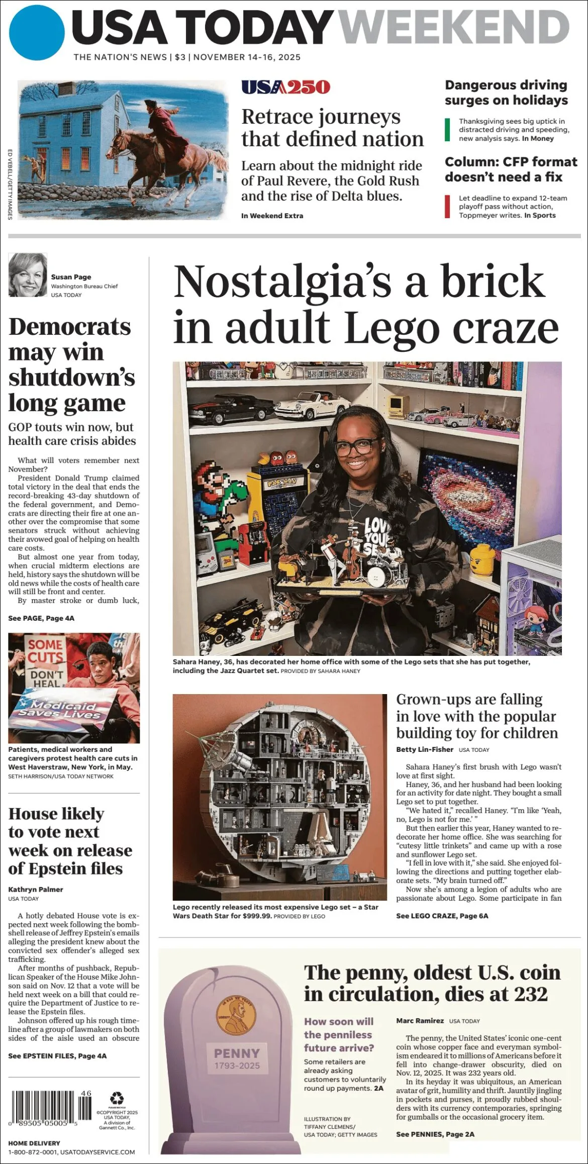 Portada de Usa Today