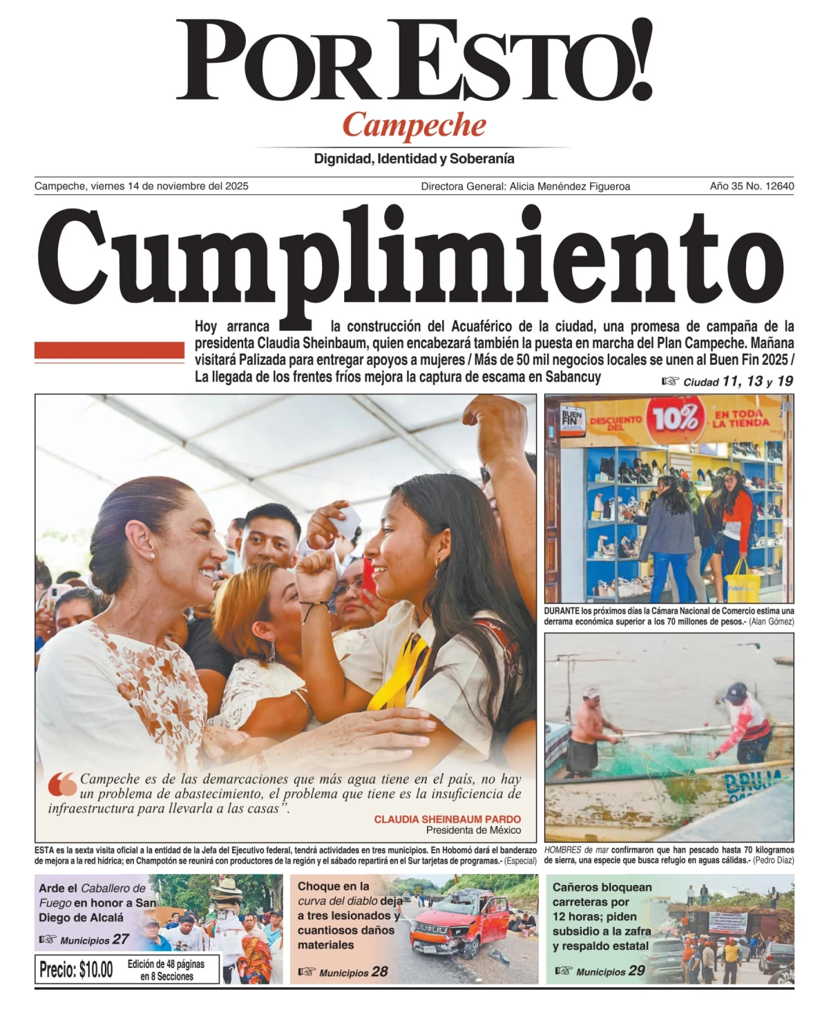 Portada de Por Esto (campeche)