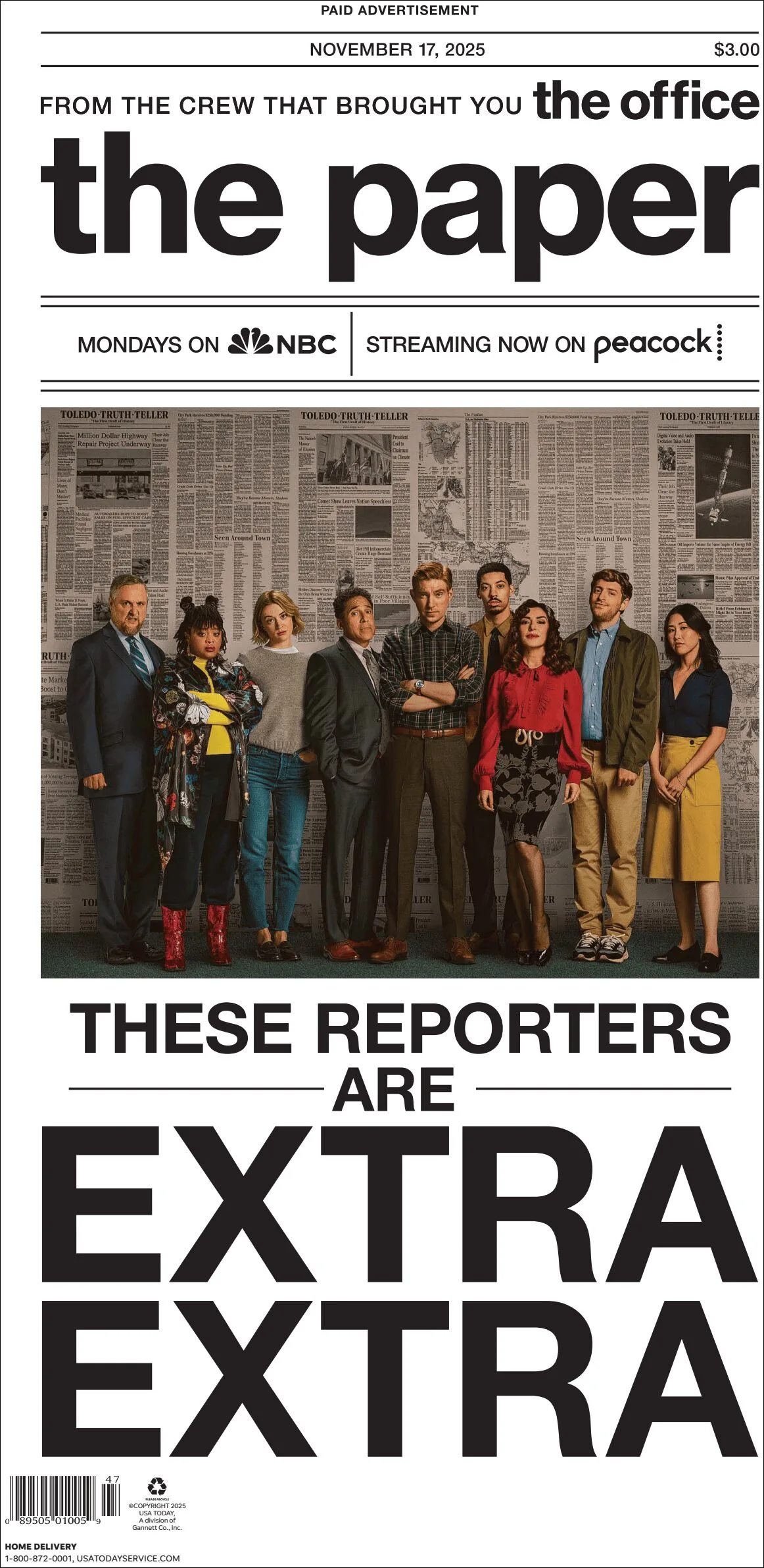 Portada de Usa Today