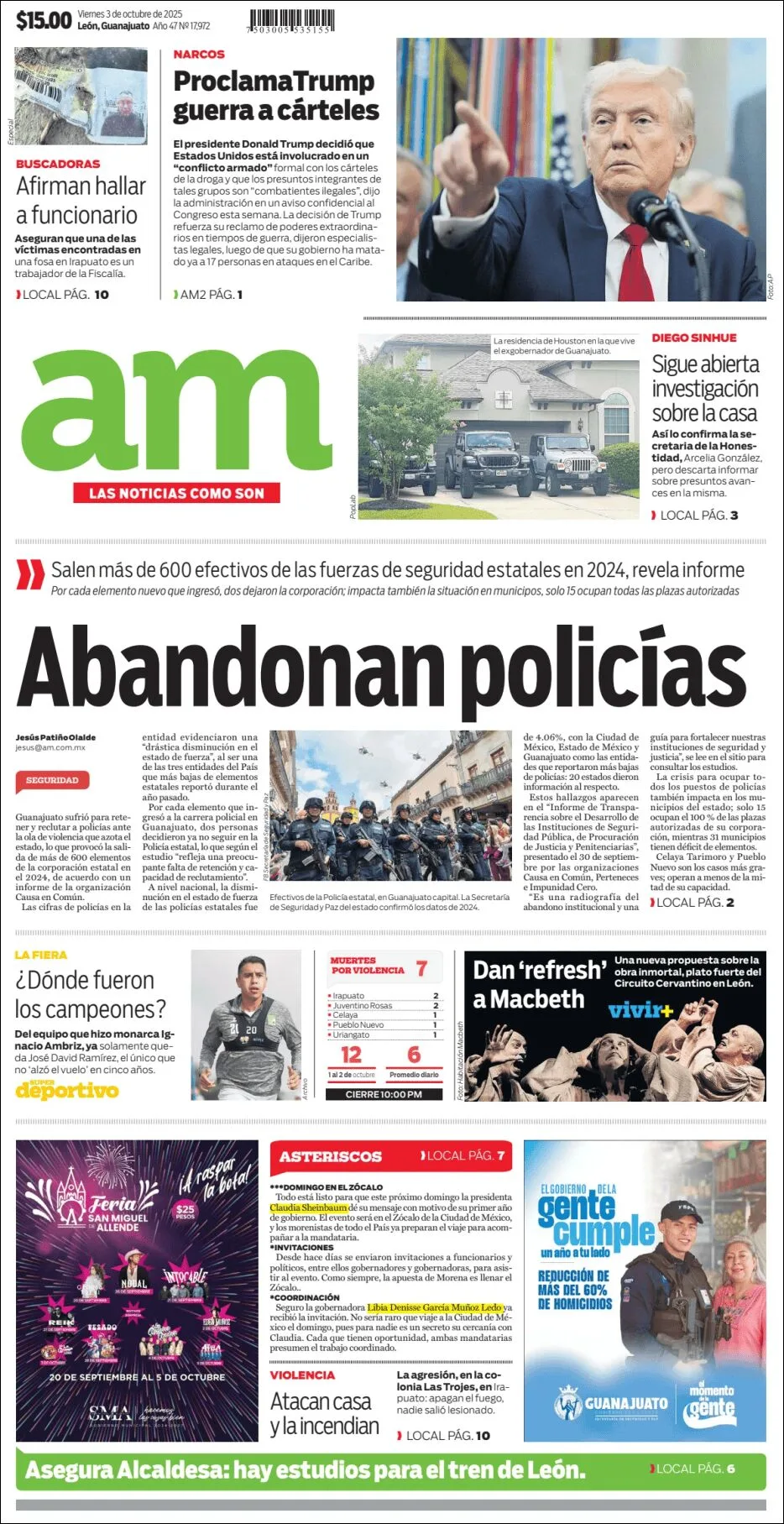 Portada de Am Corredor Industrial del viernes, 3 de octubre de 2025