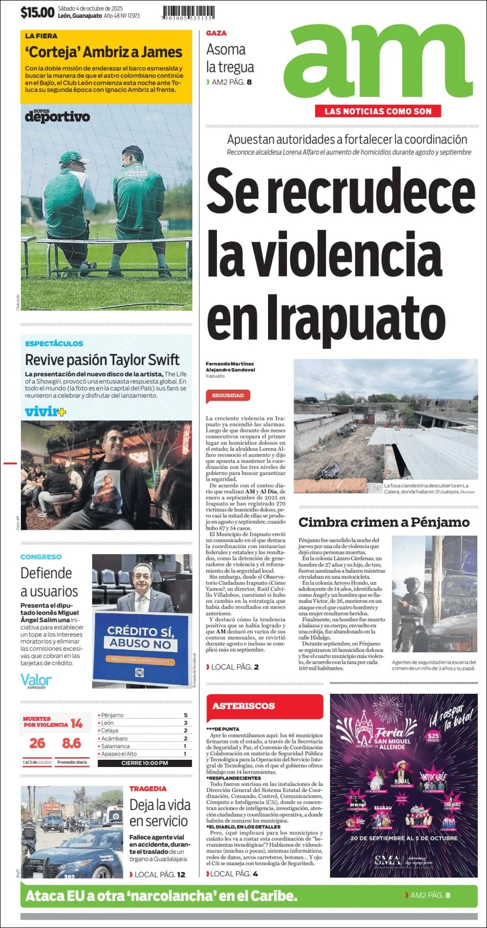 Portada de Am Corredor Industrial del sábado, 4 de octubre de 2025