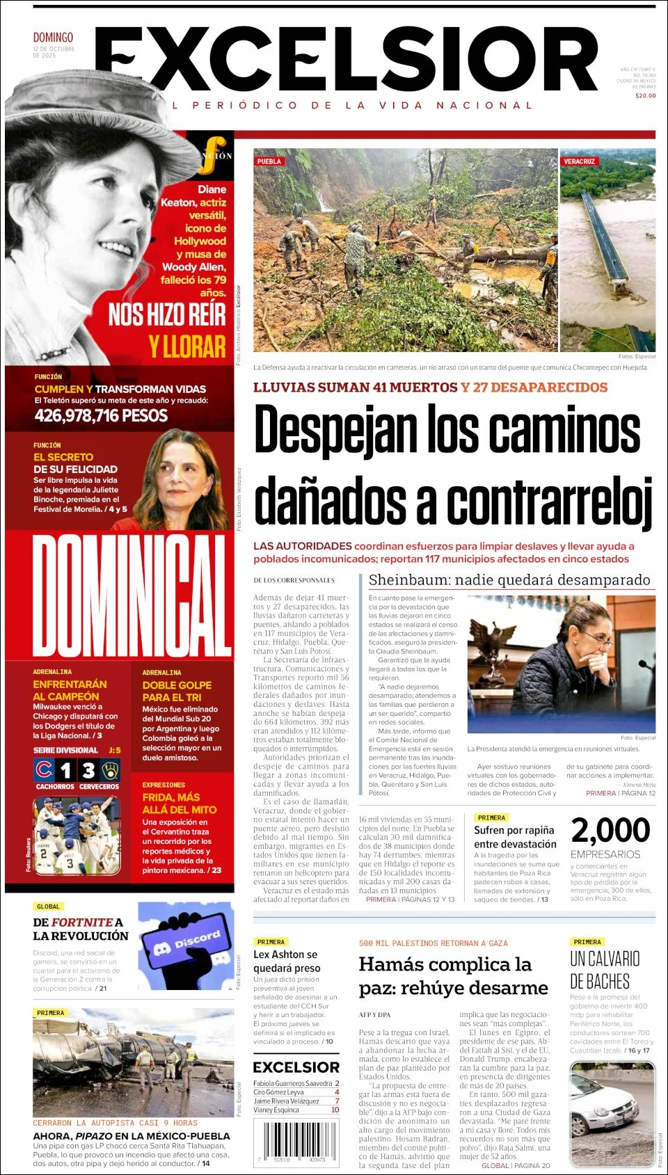 Portada de Excelsior