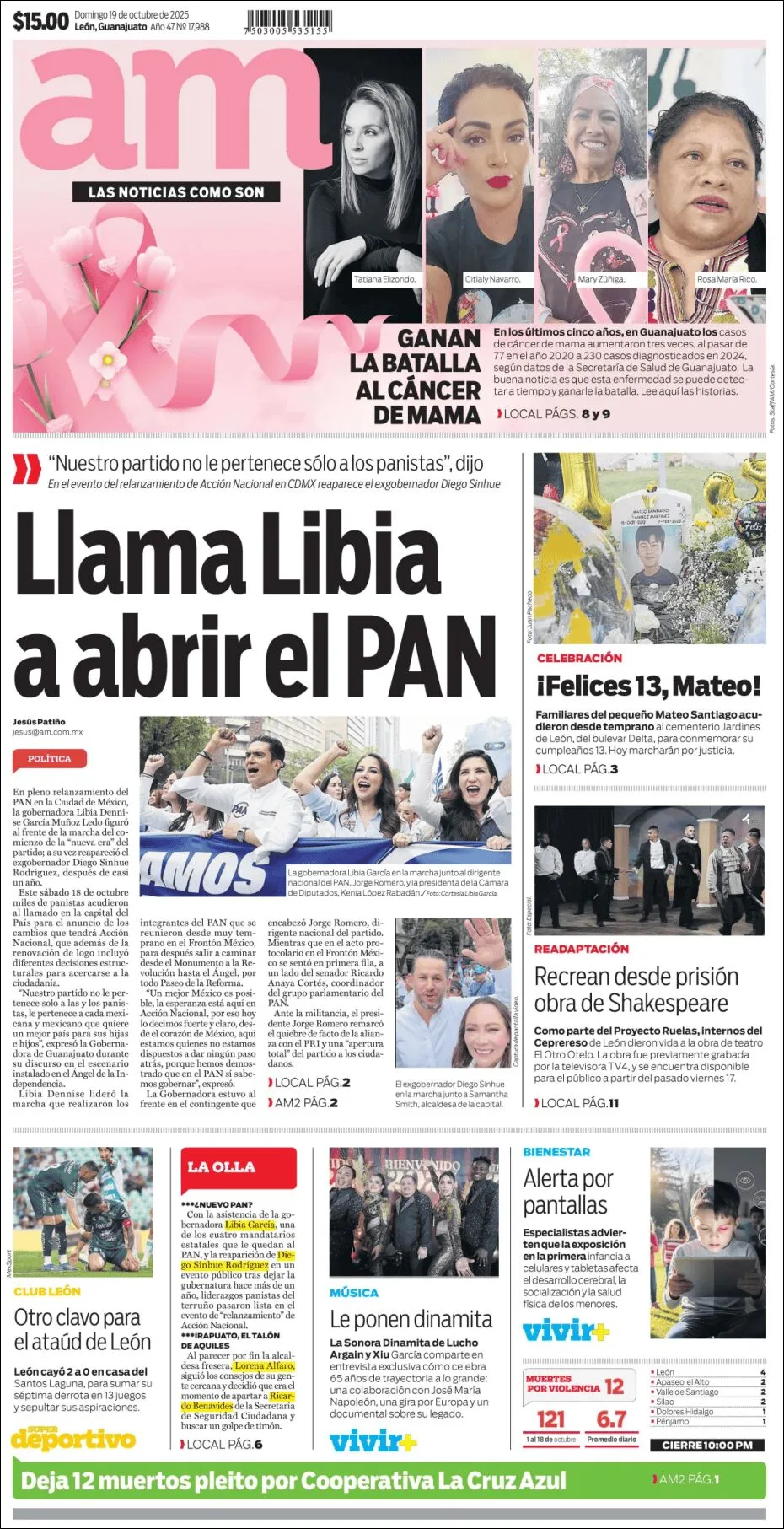 Portada de Am Corredor Industrial del domingo, 19 de octubre de 2025