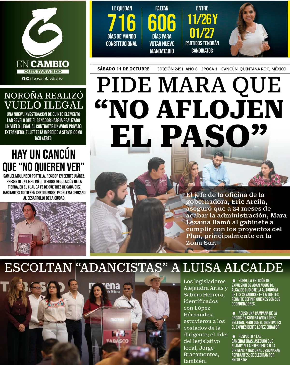 Portada de En Cambio - Quintana Roo (portada)