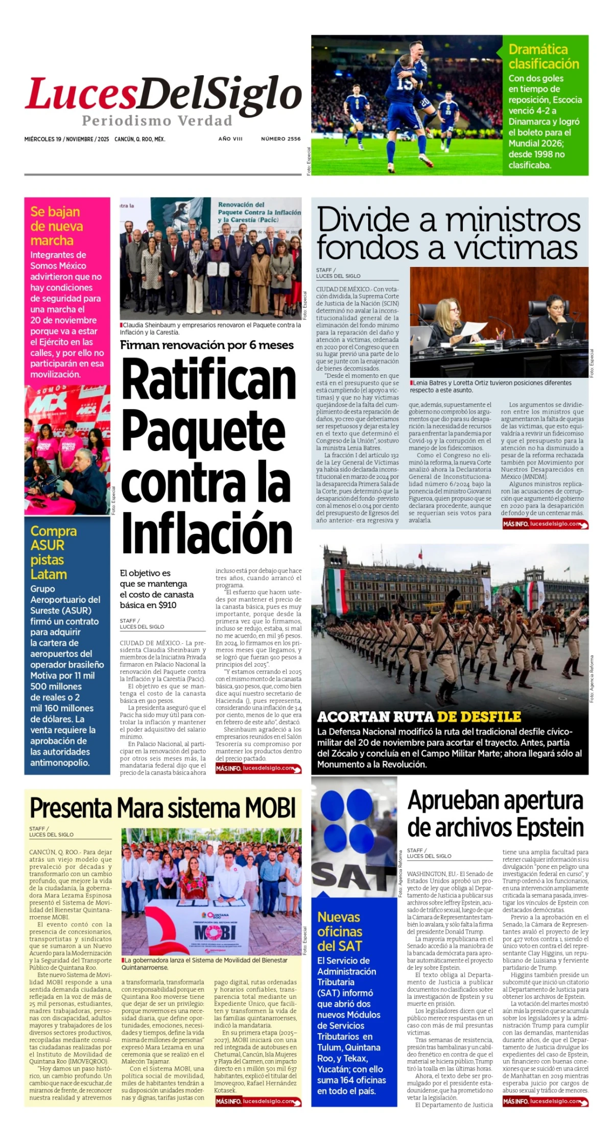 Portada de Luces del Siglo