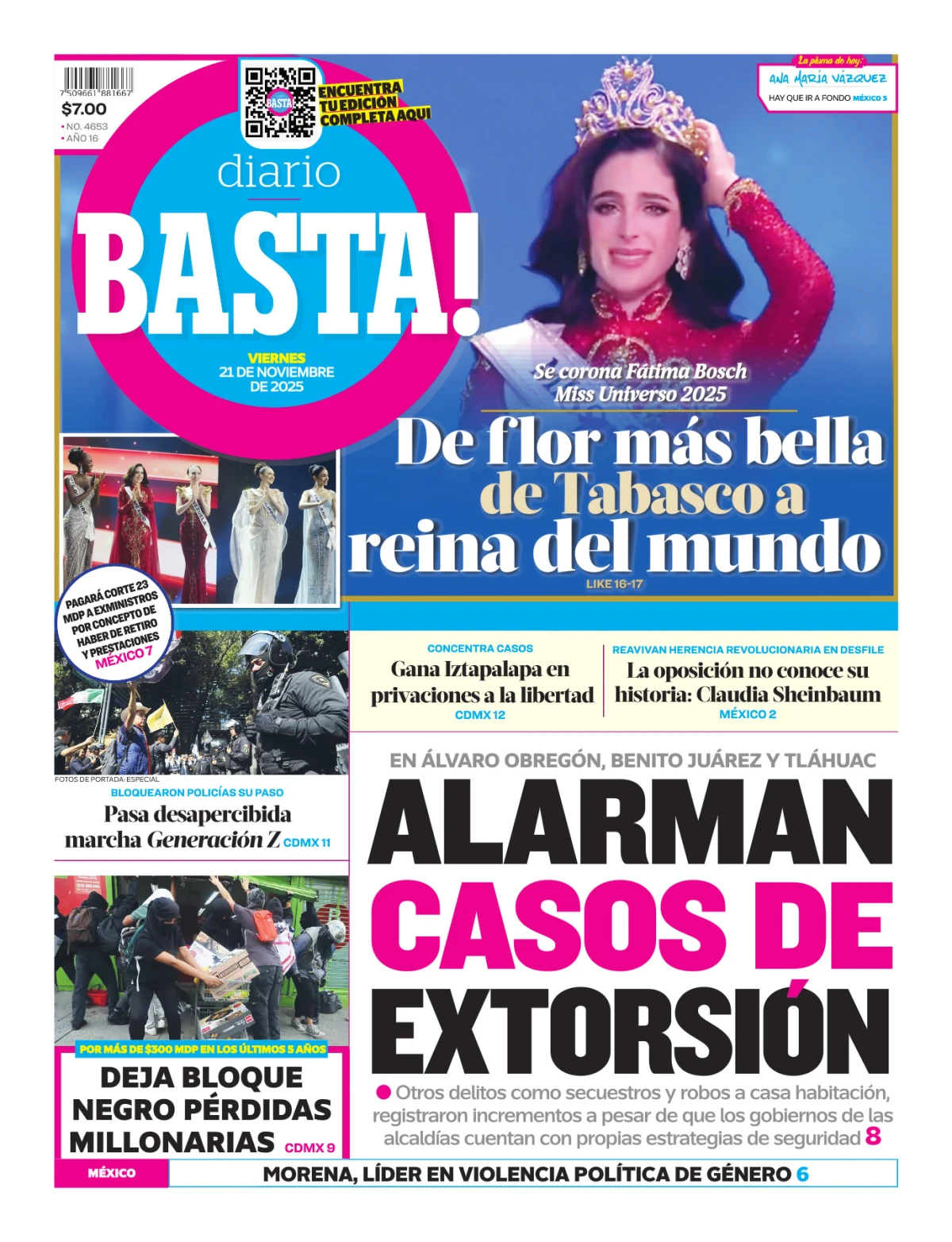Portada de Basta! (portada)