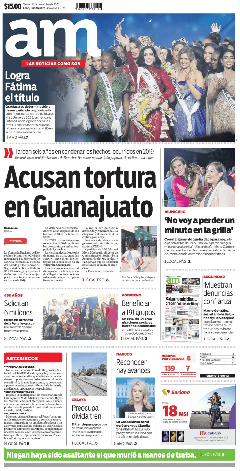 Portada de Am Corredor Industrial del viernes, 21 de noviembre de 2025