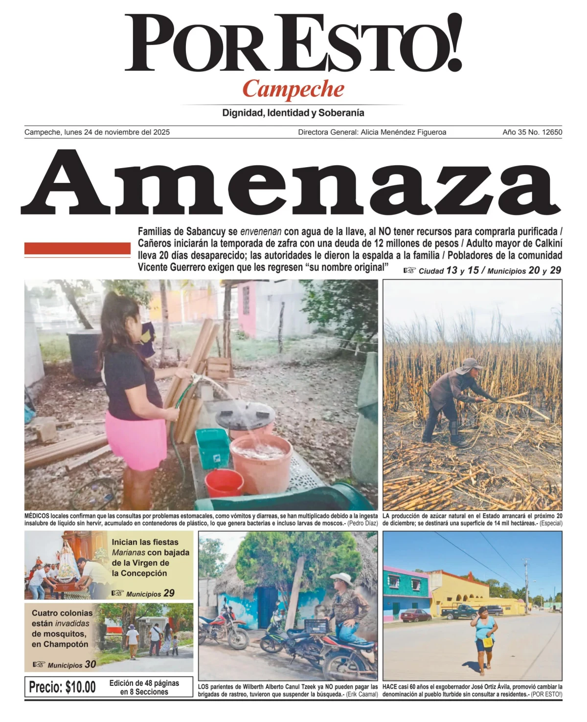 Portada de Por Esto (campeche)