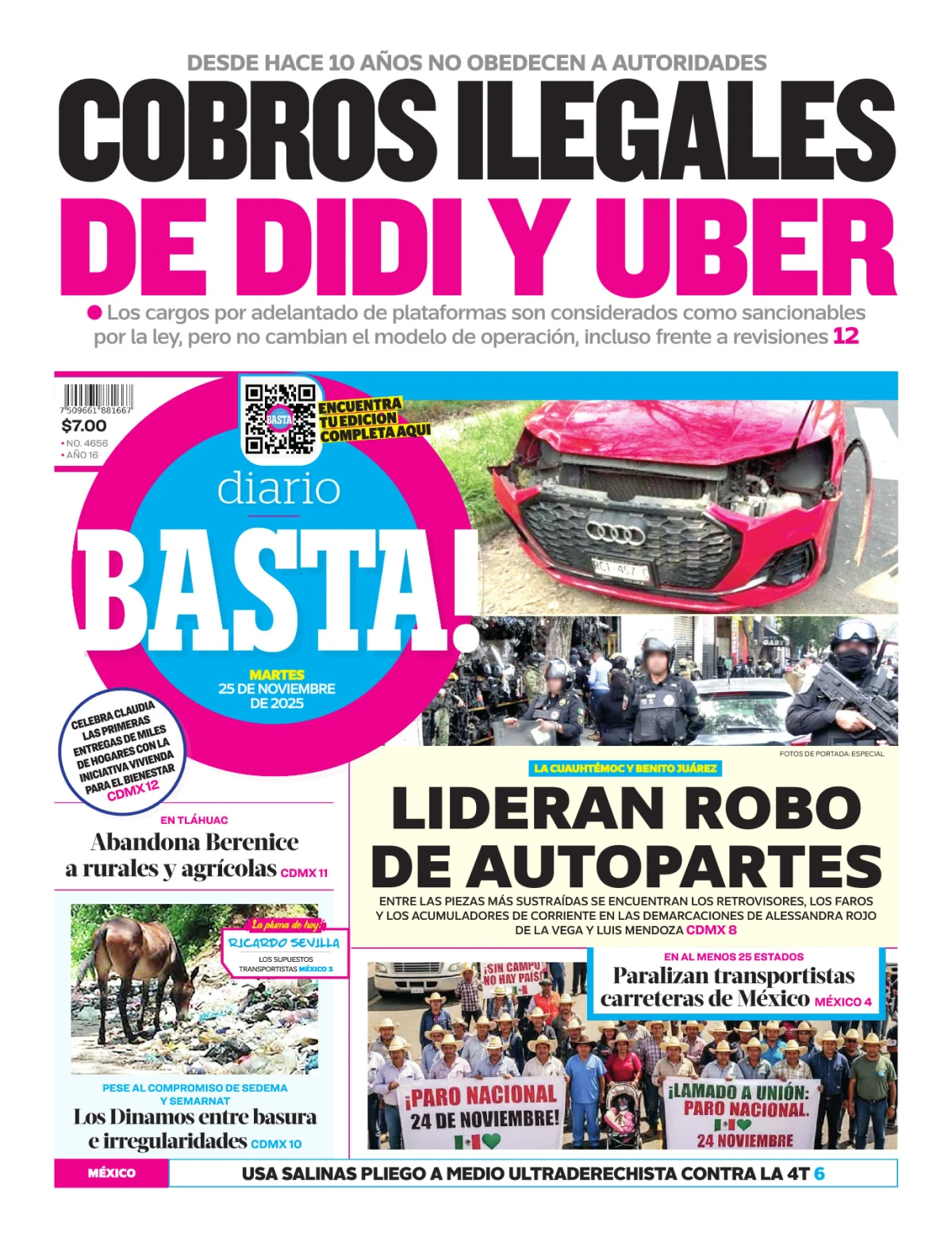Portada de Basta! (portada)