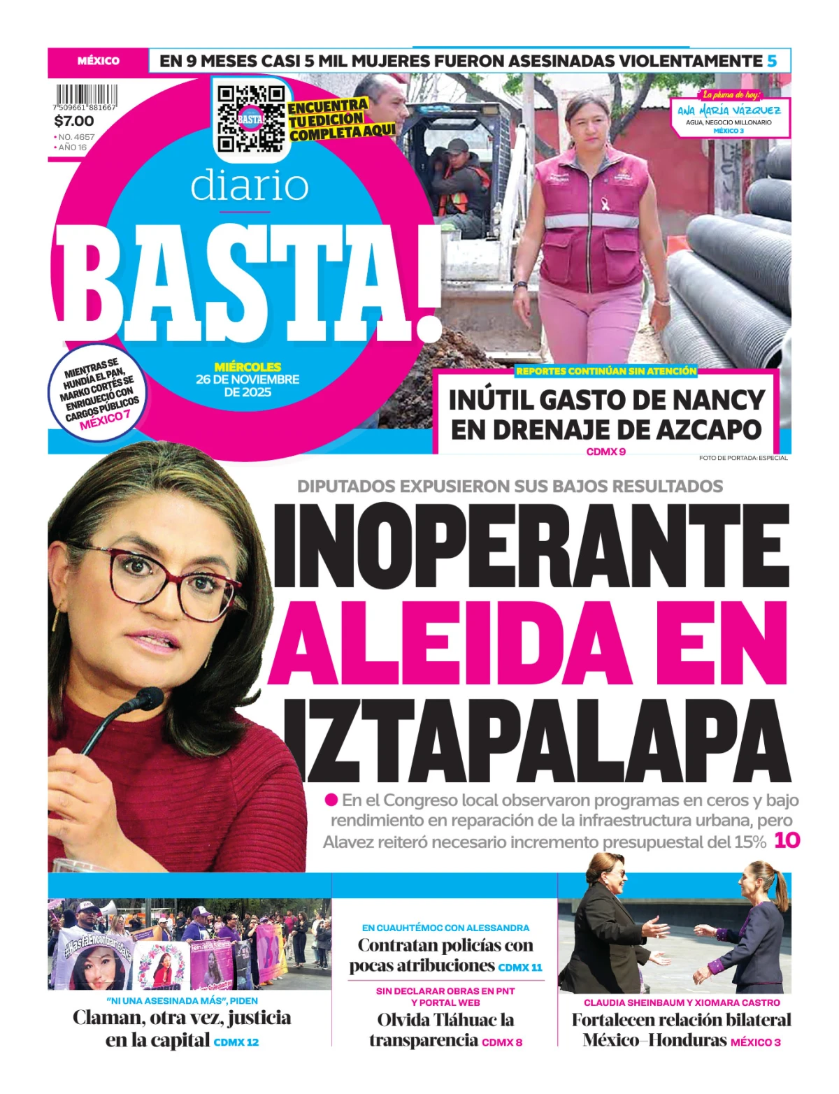Portada de Basta! (portada)