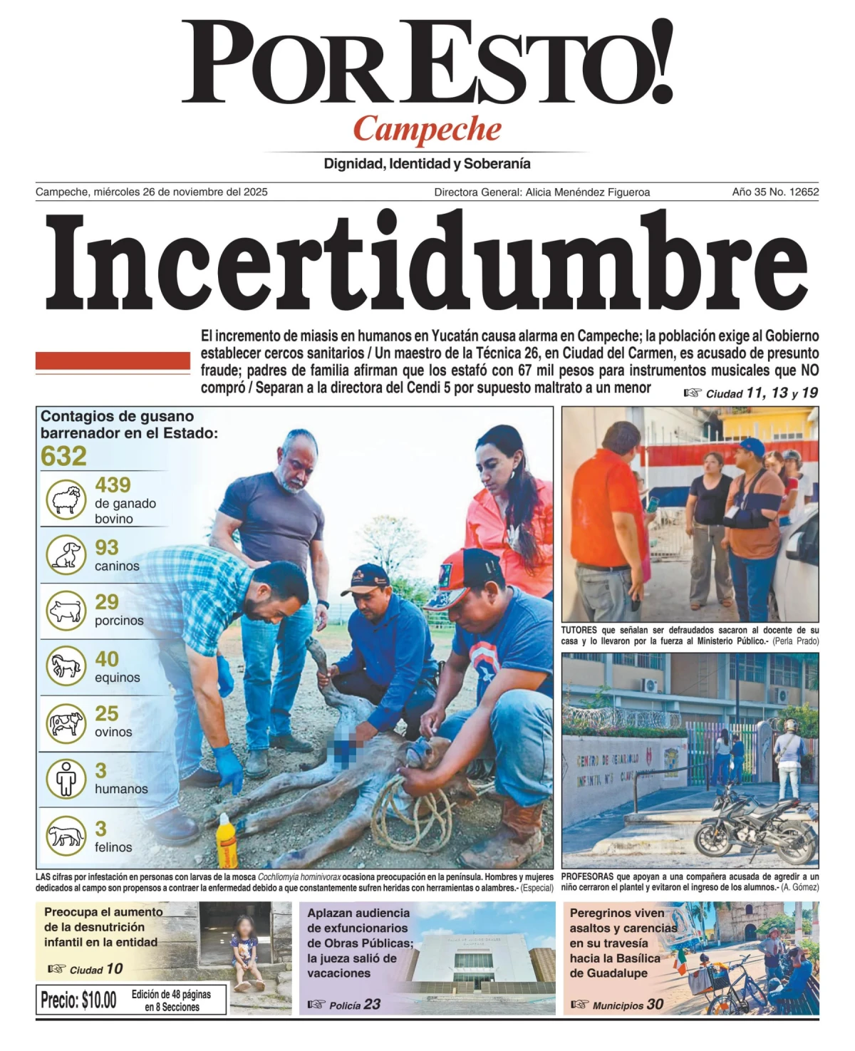 Portada de Por Esto (campeche)