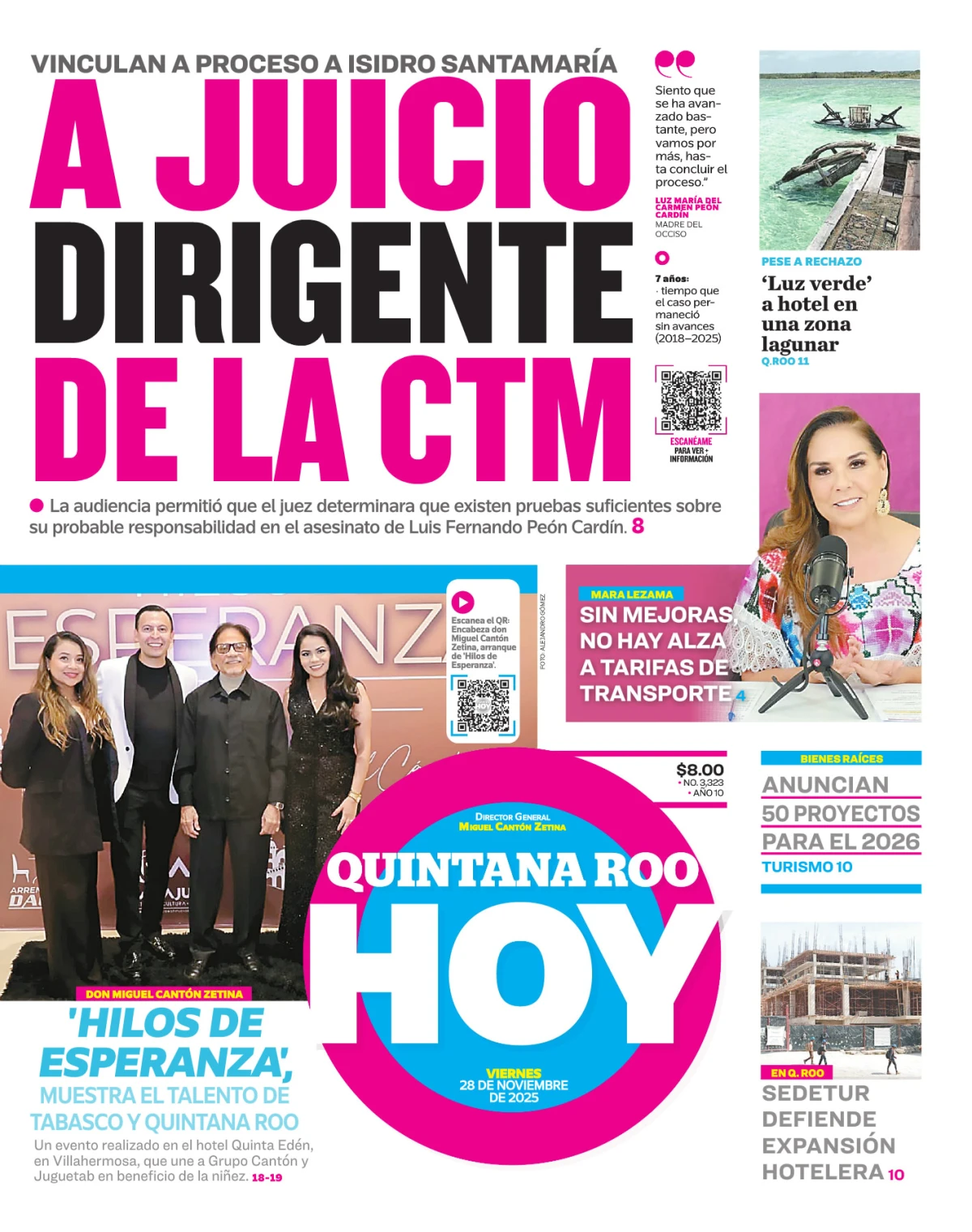 Portada de Quintana Roo Hoy (portada)