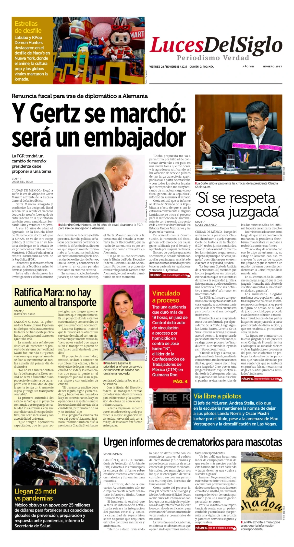 Portada de Luces del Siglo