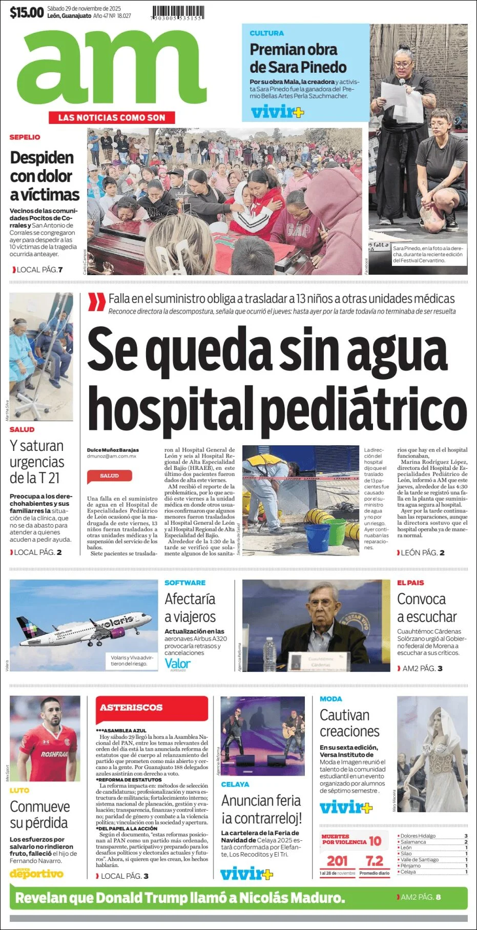 Portada de Am Corredor Industrial del sábado, 29 de noviembre de 2025