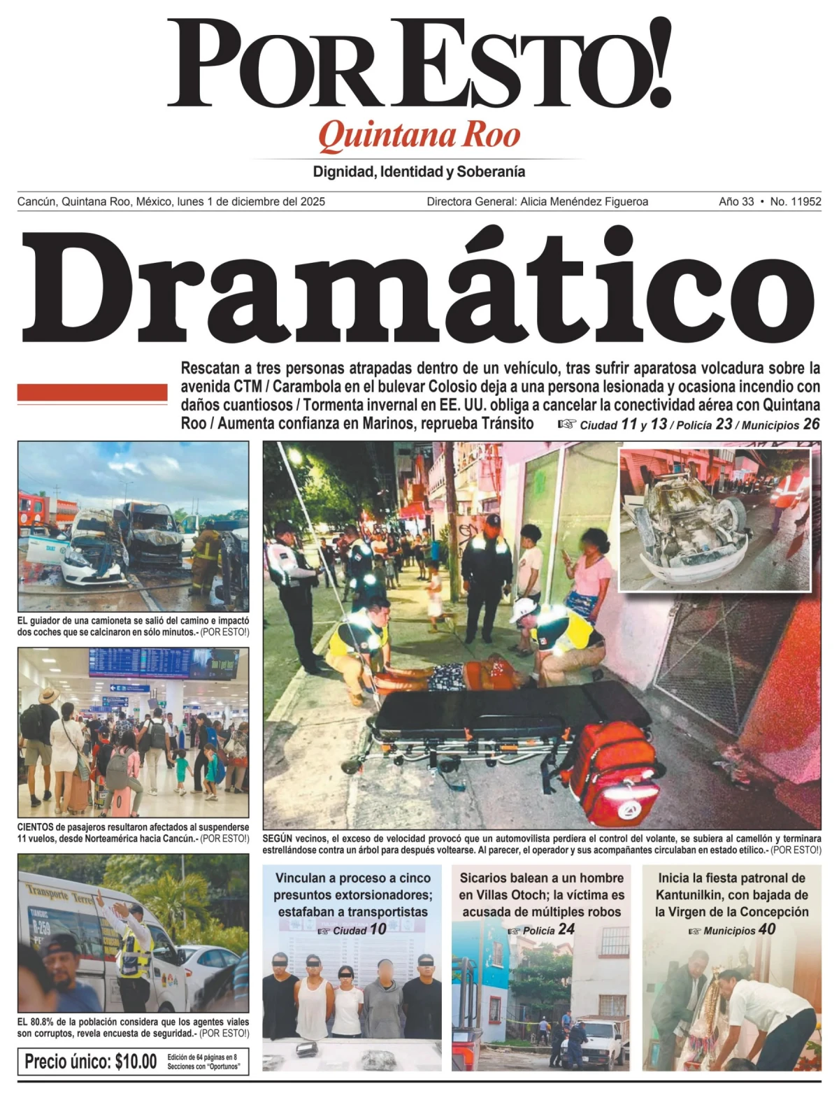 Portada de Por Esto (quintana Roo Cancun)