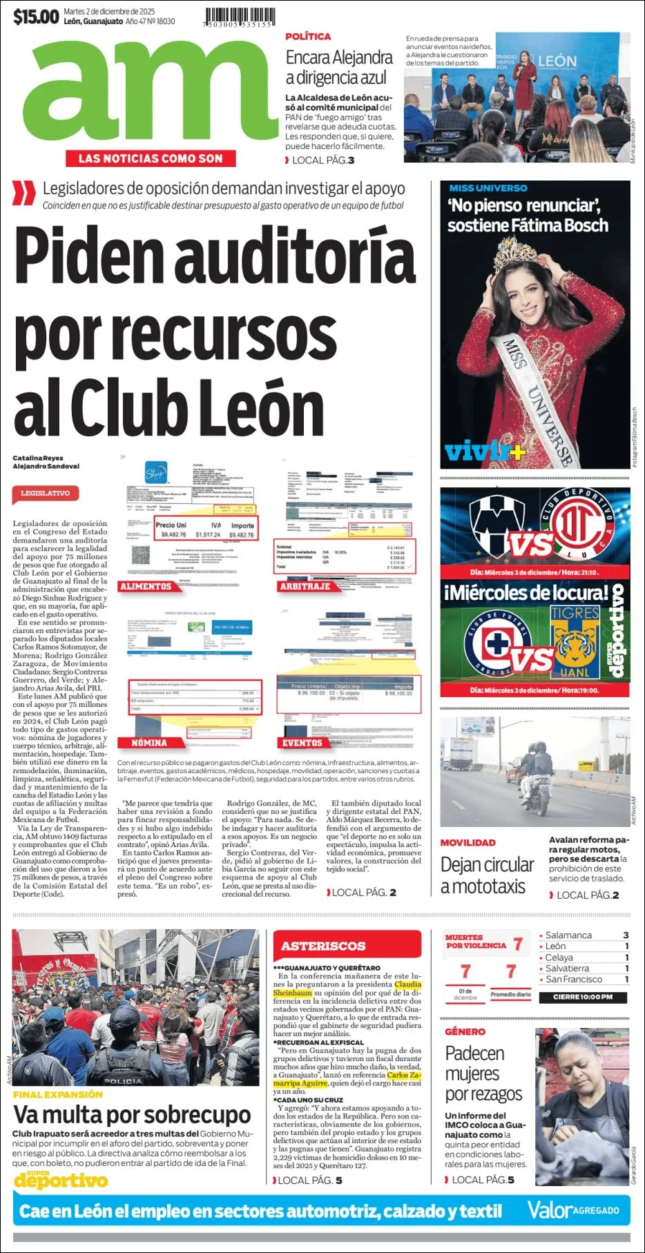 Portada de Am Corredor Industrial del martes, 2 de diciembre de 2025