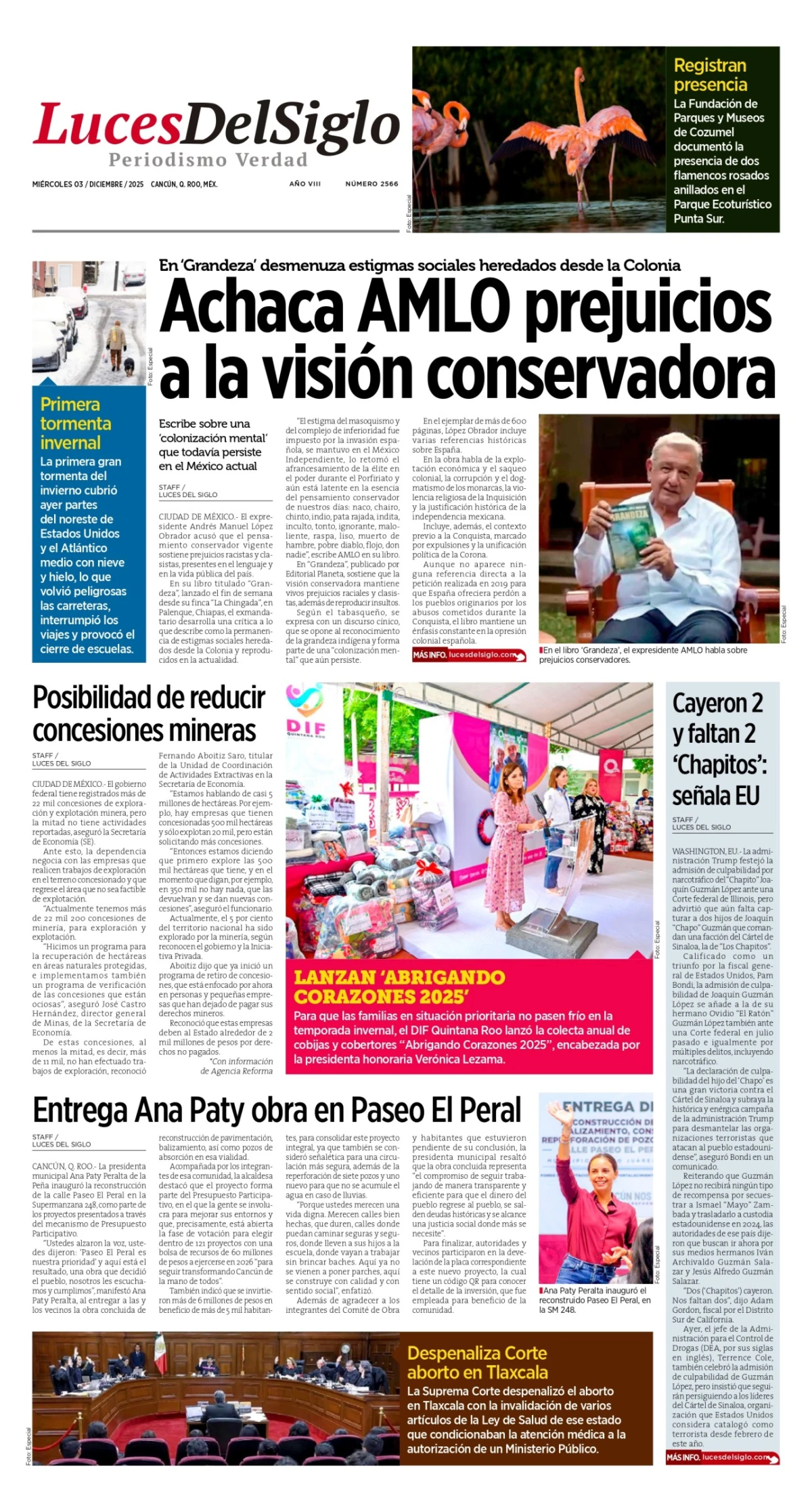 Portada de Luces del Siglo