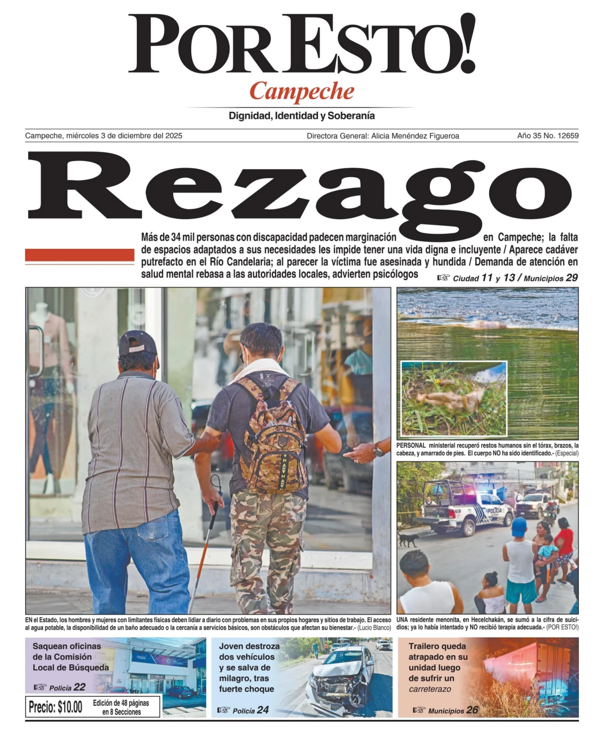 Portada de Por Esto (campeche)
