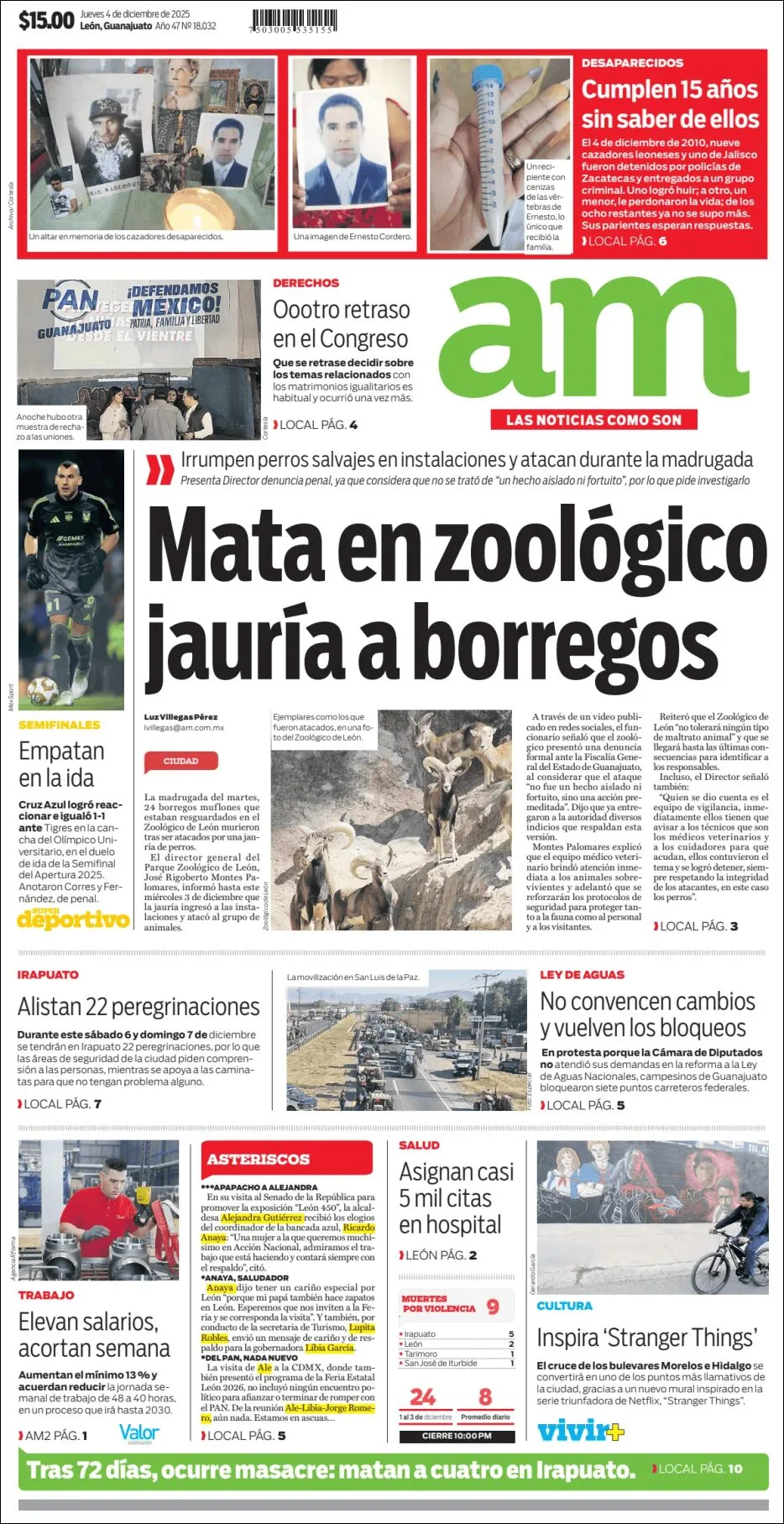 Portada de Am Corredor Industrial del jueves, 4 de diciembre de 2025