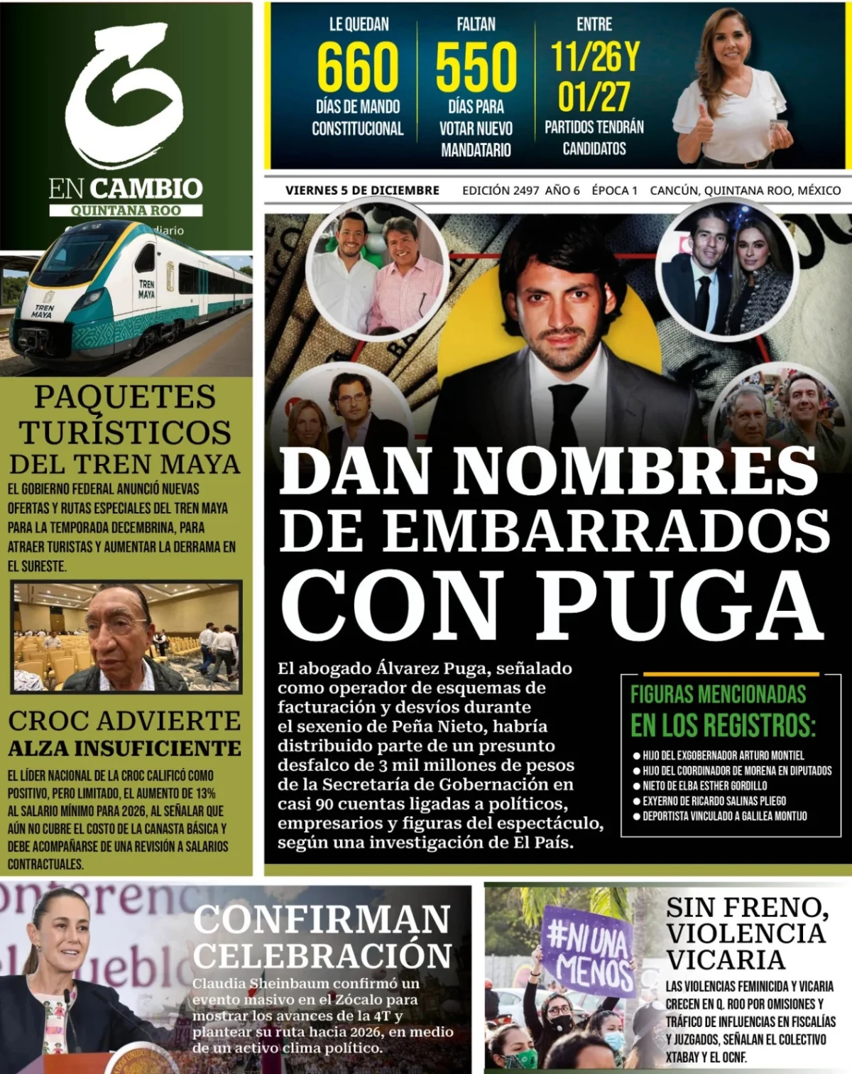 Portada de En Cambio - Quintana Roo (portada)