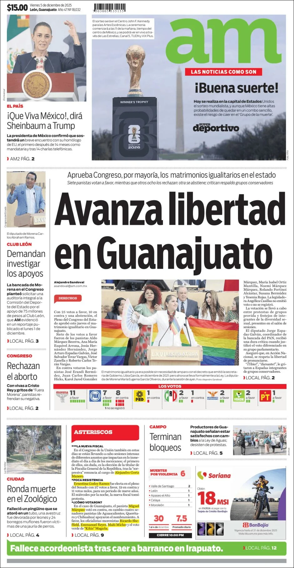 Portada de Am Corredor Industrial del viernes, 5 de diciembre de 2025