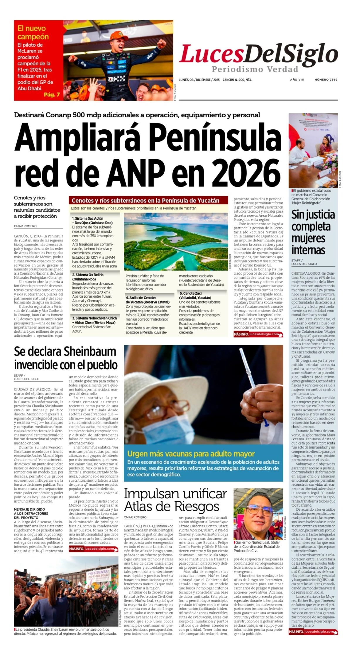 Portada de Luces del Siglo