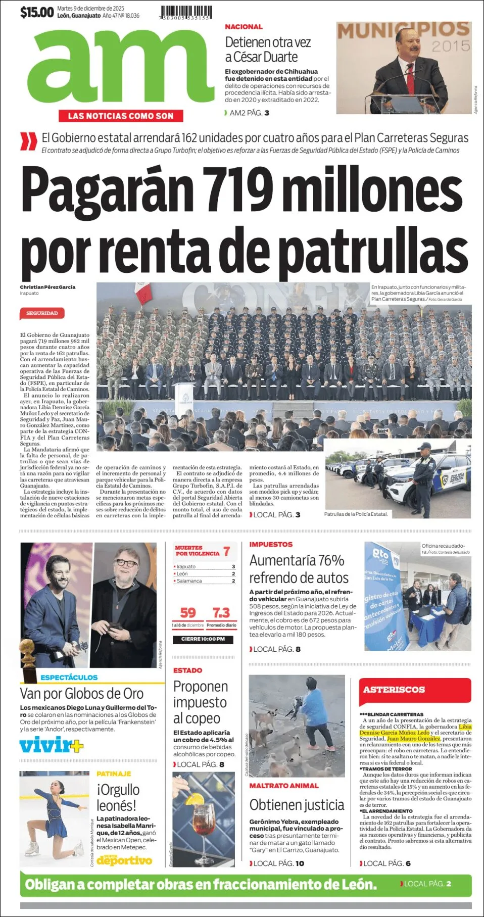 Portada de Am Corredor Industrial del martes, 9 de diciembre de 2025