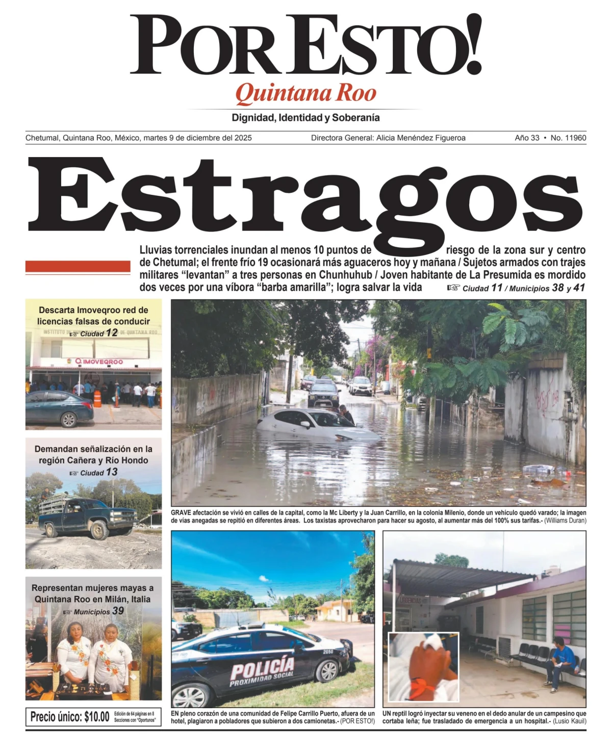 Portada de Por Esto (quintana Roo Chetumal)