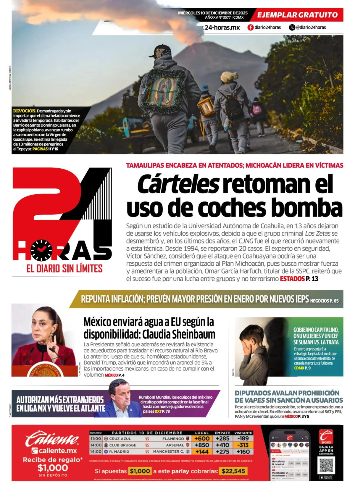 Portada de 24 Horas
