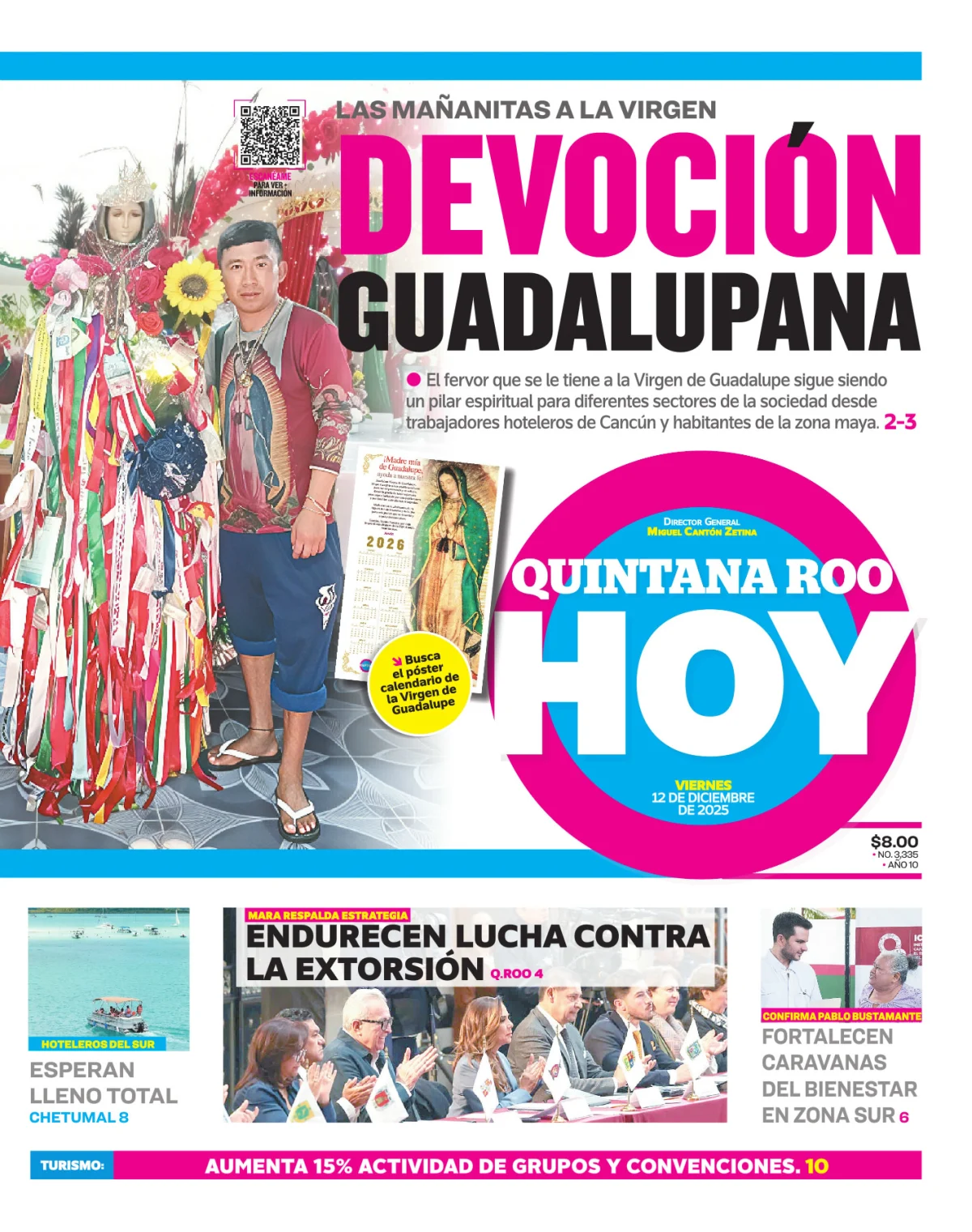 Portada de Quintana Roo Hoy (portada)