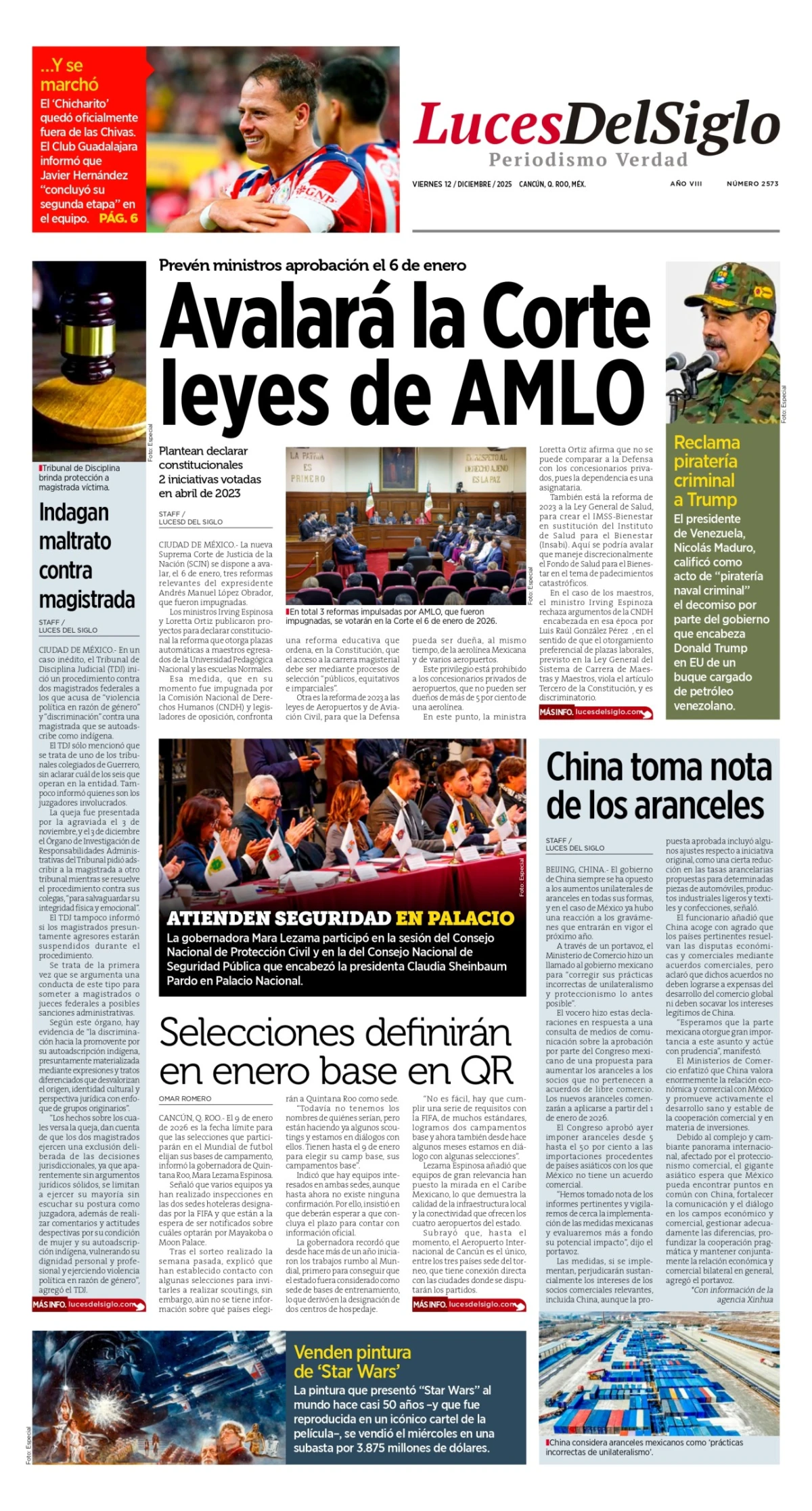 Portada de Luces del Siglo