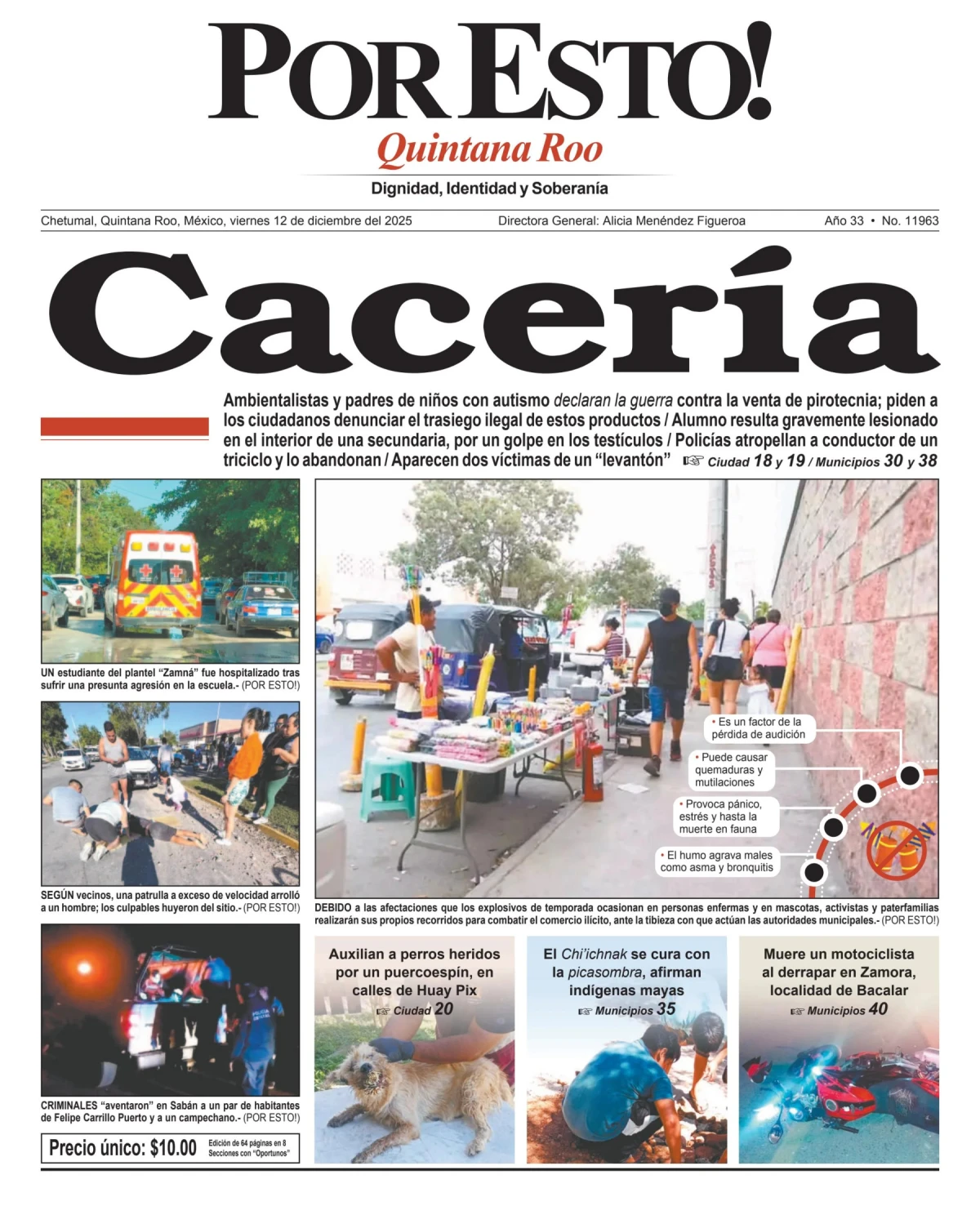 Portada de Por Esto (quintana Roo Chetumal)