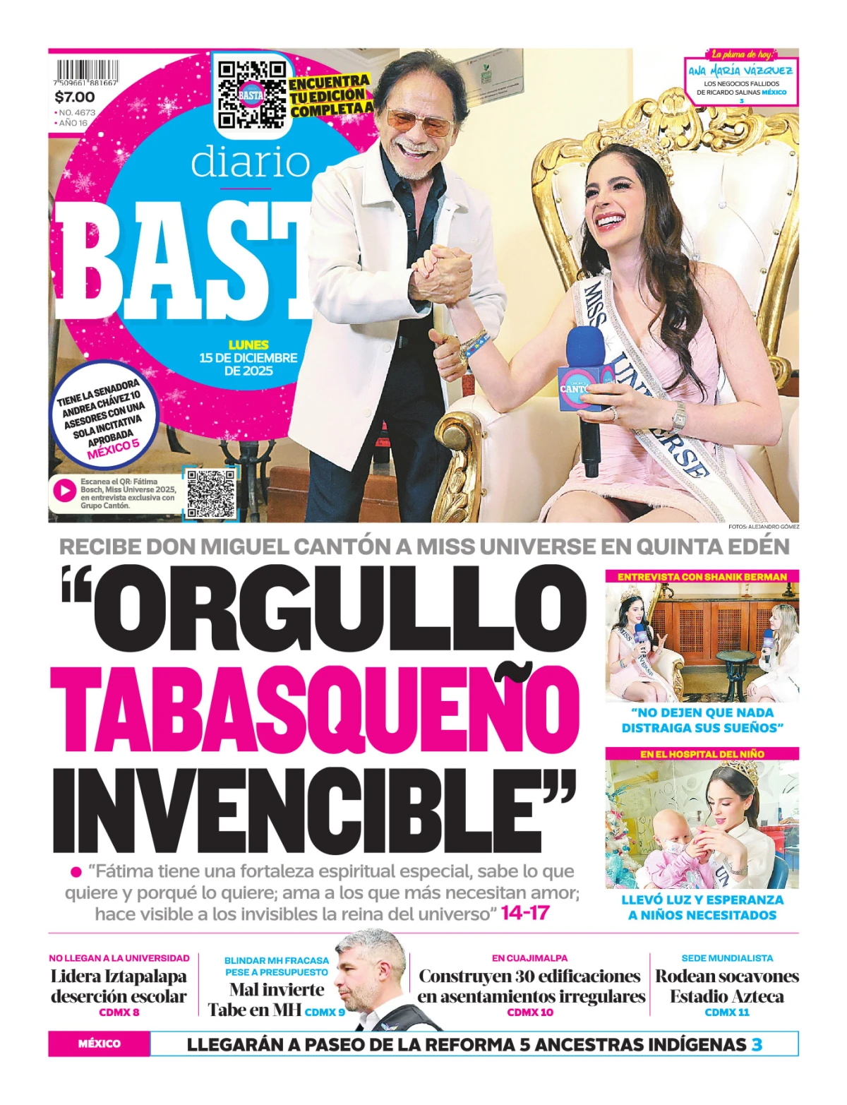 Portada de Basta! (portada)
