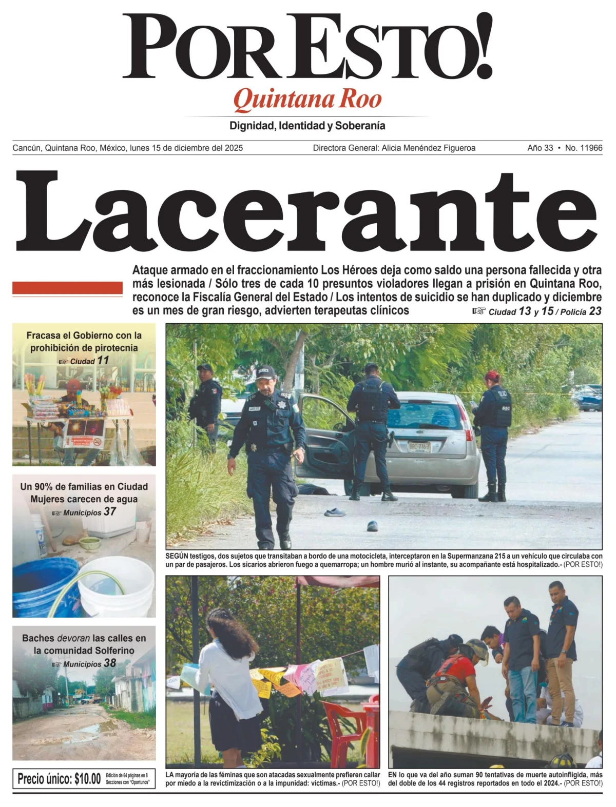 Portada de Por Esto (quintana Roo Cancun)
