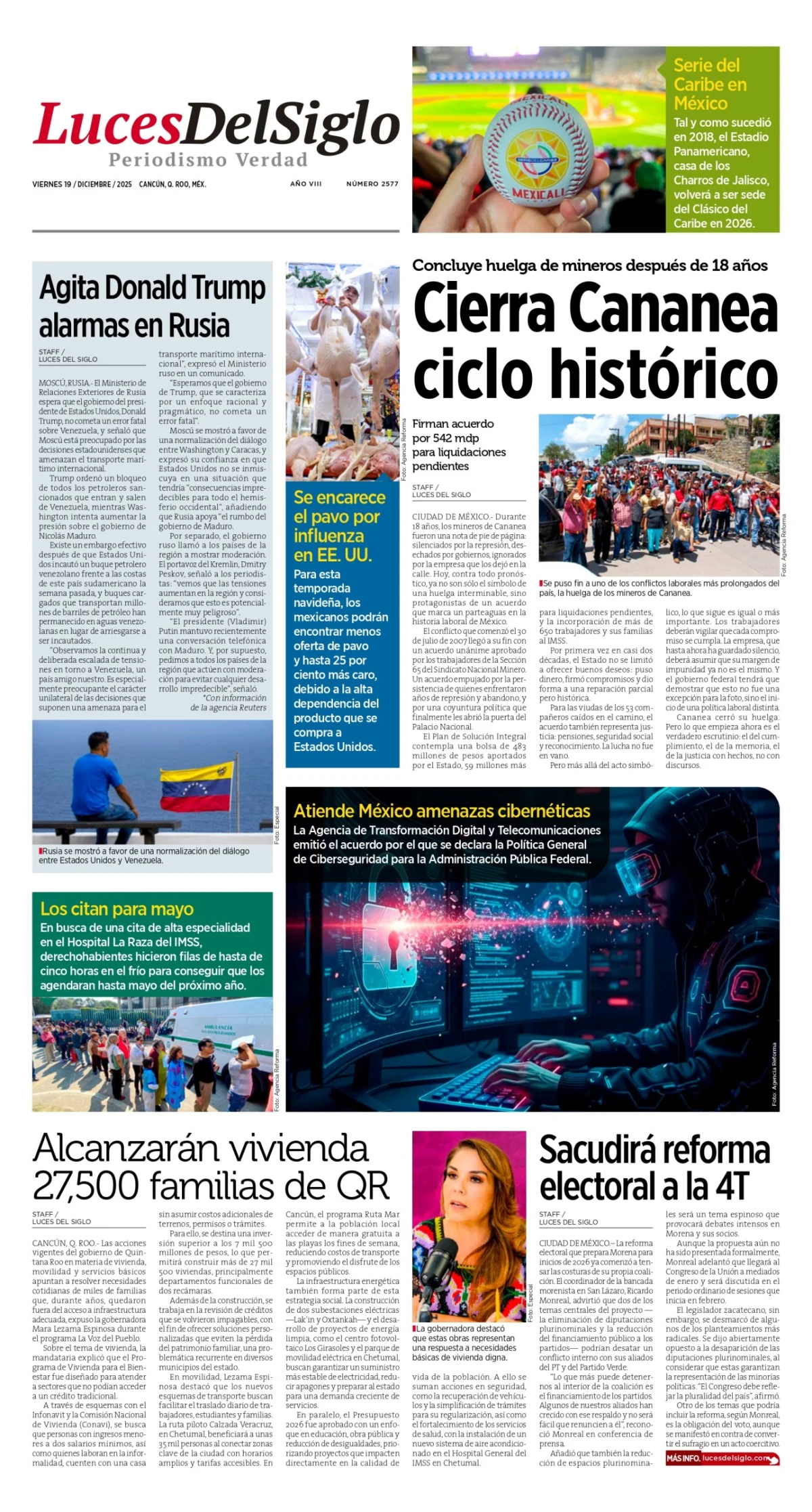 Portada de Luces del Siglo