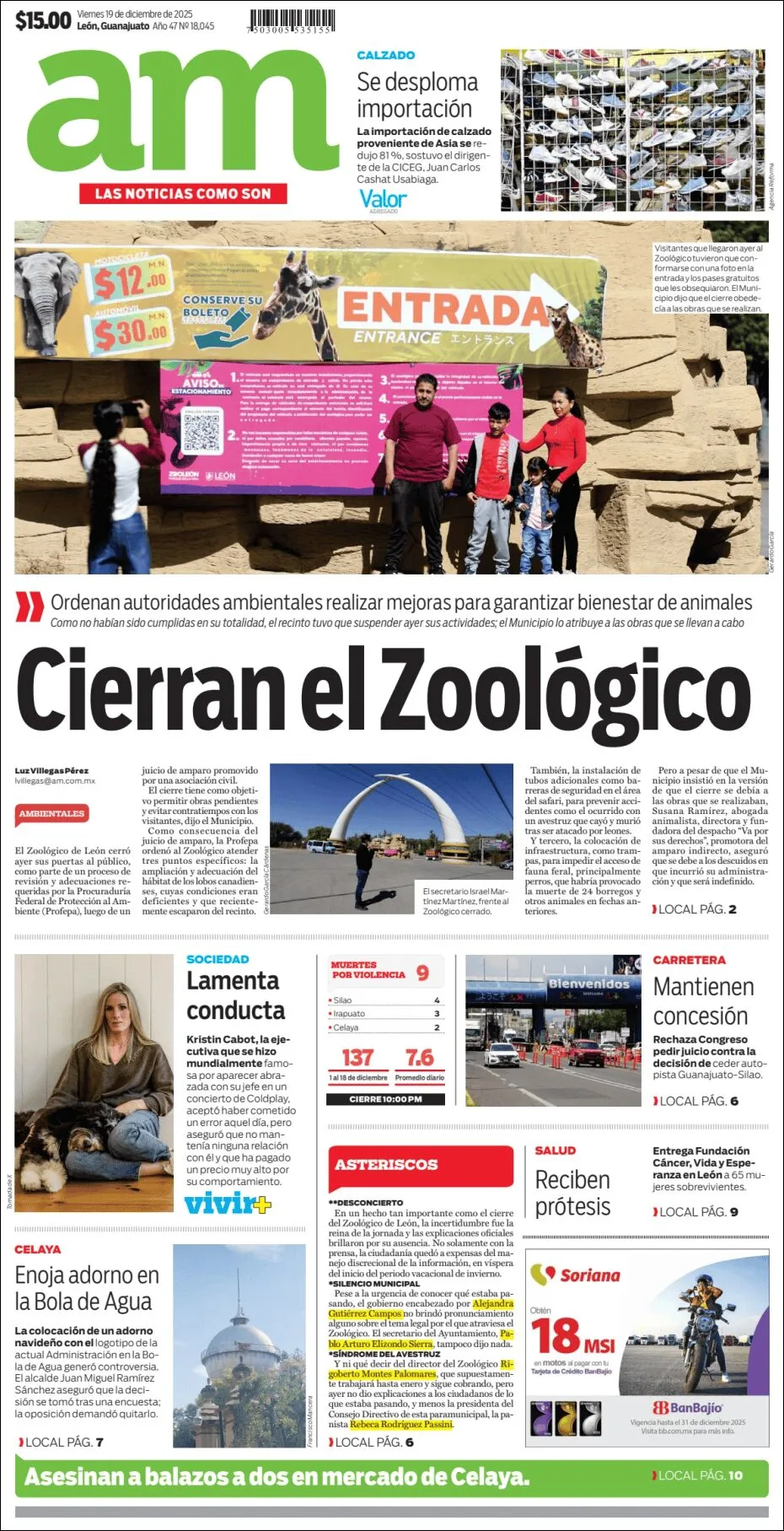 Portada de Am Corredor Industrial del viernes, 19 de diciembre de 2025