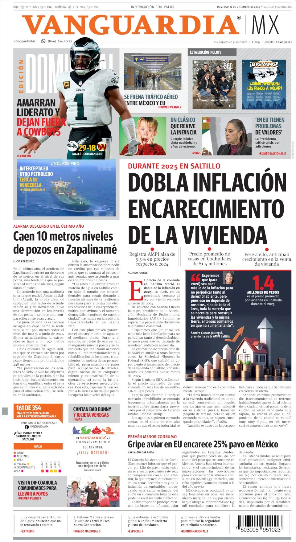 Portada de Vanguardia