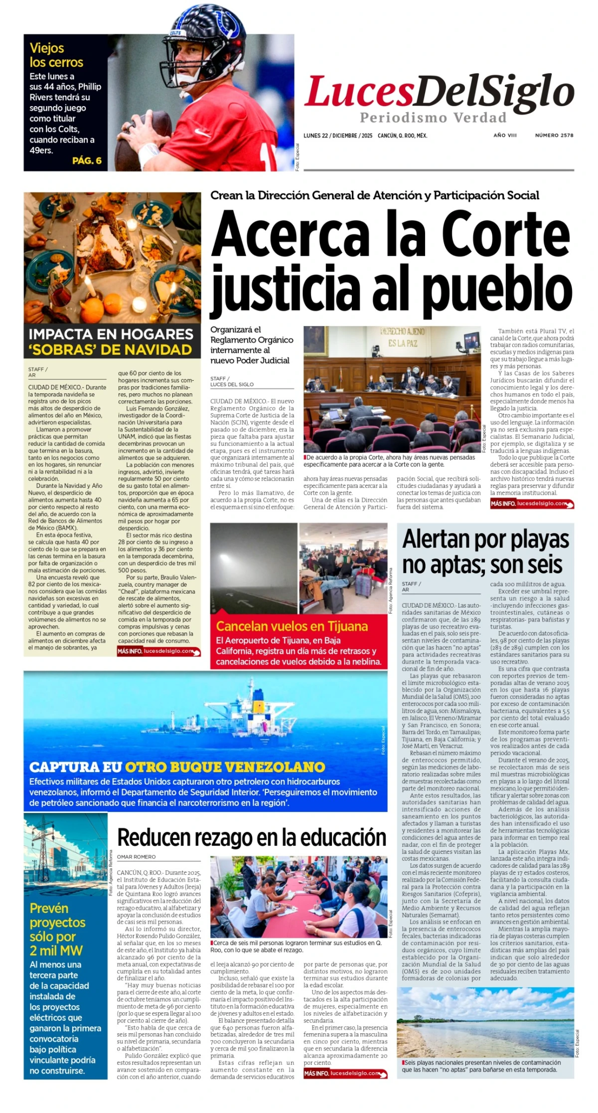 Portada de Luces del Siglo