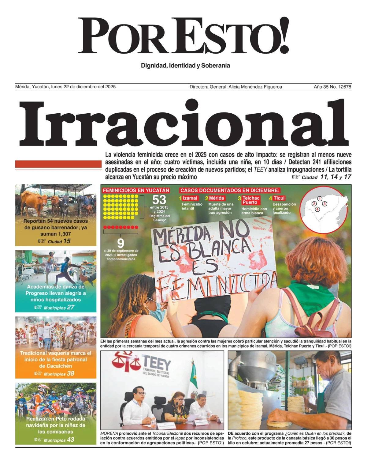 Portada de Por Esto (merida, Yucatan)