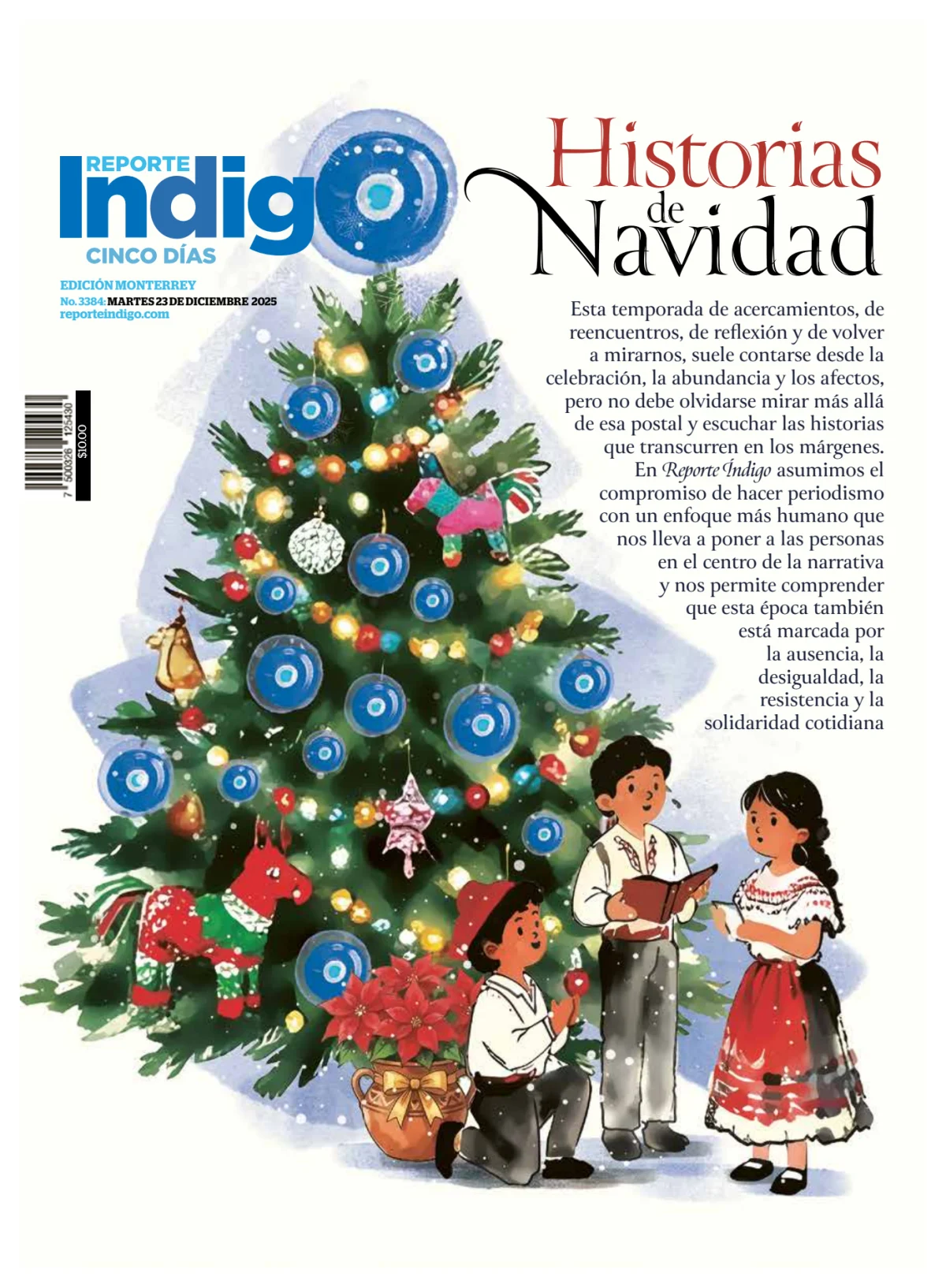 Portada de Reporte Indigo Monterrey del martes, 23 de diciembre de 2025