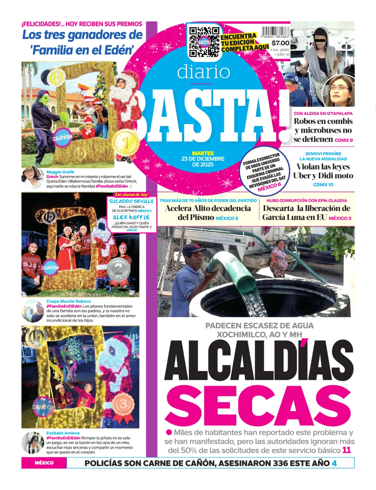 Portada de Basta! (portada)