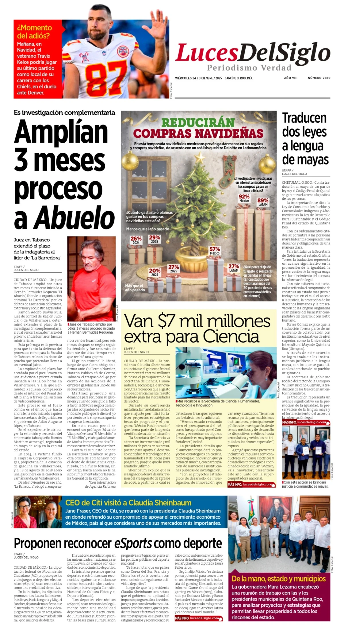 Portada de Luces del Siglo