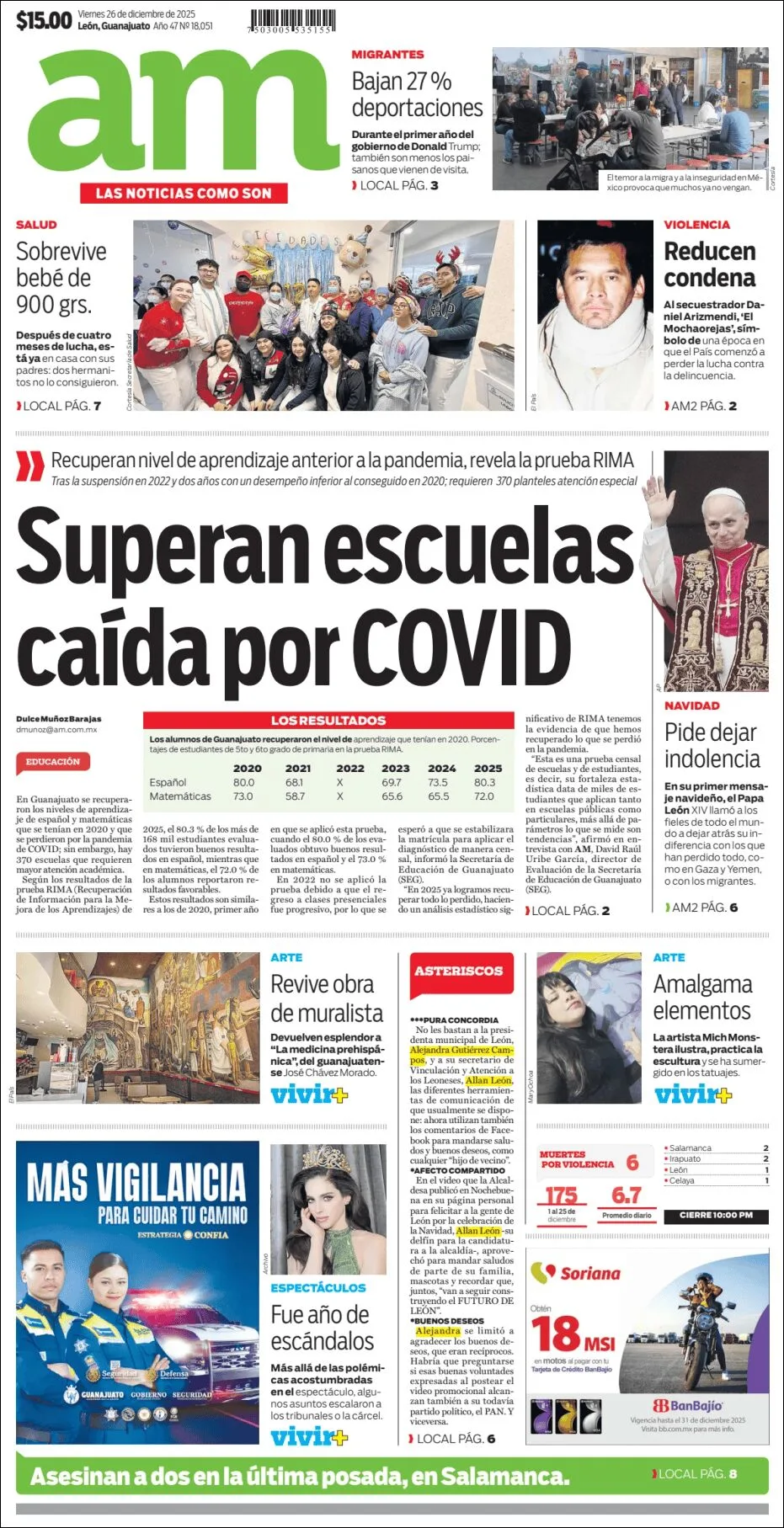 Portada de Am Corredor Industrial del viernes, 26 de diciembre de 2025