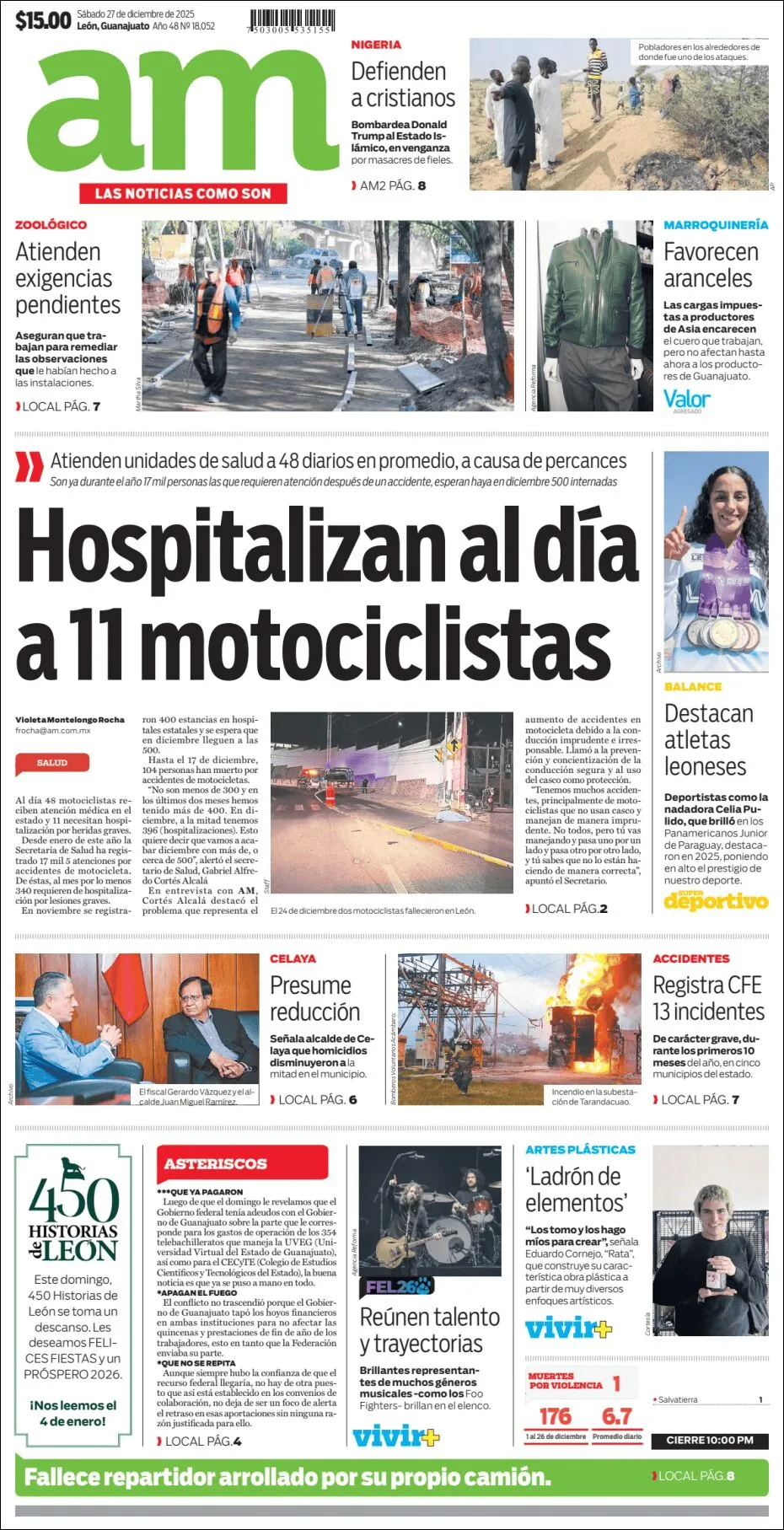 Portada de Am Corredor Industrial del sábado, 27 de diciembre de 2025