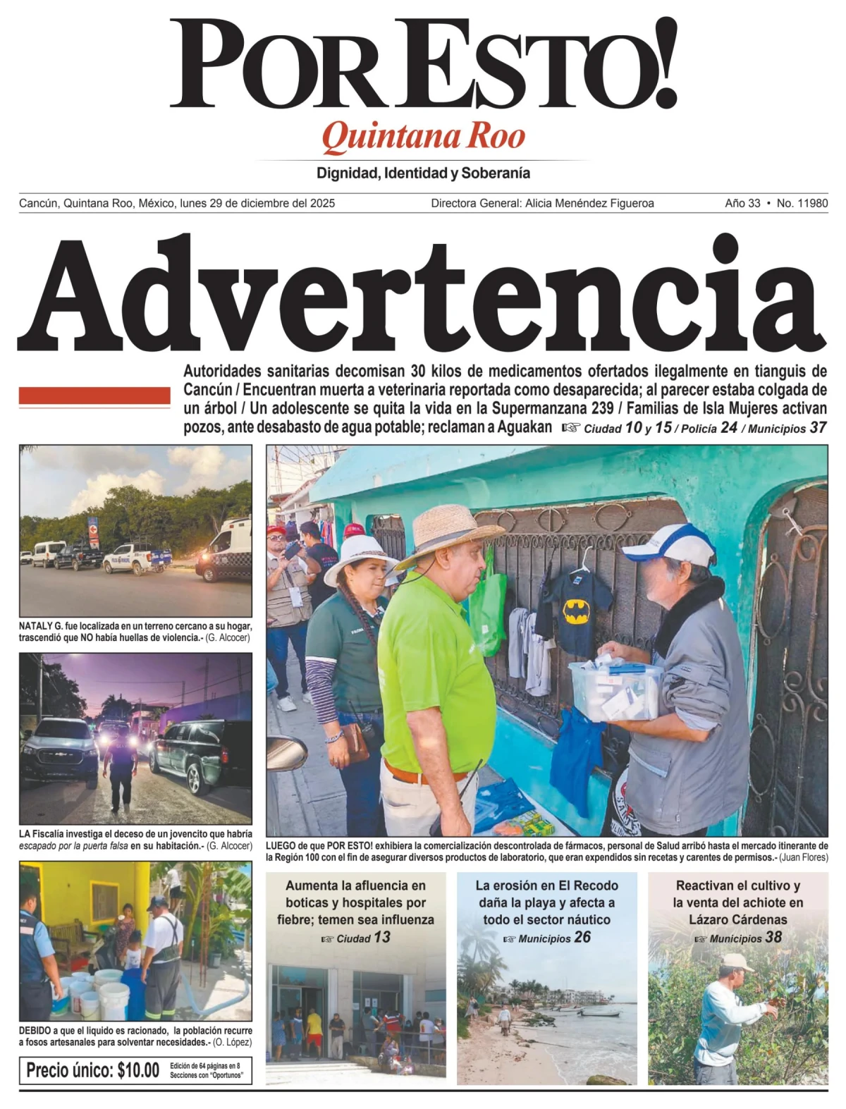 Portada de Por Esto (quintana Roo Cancun)