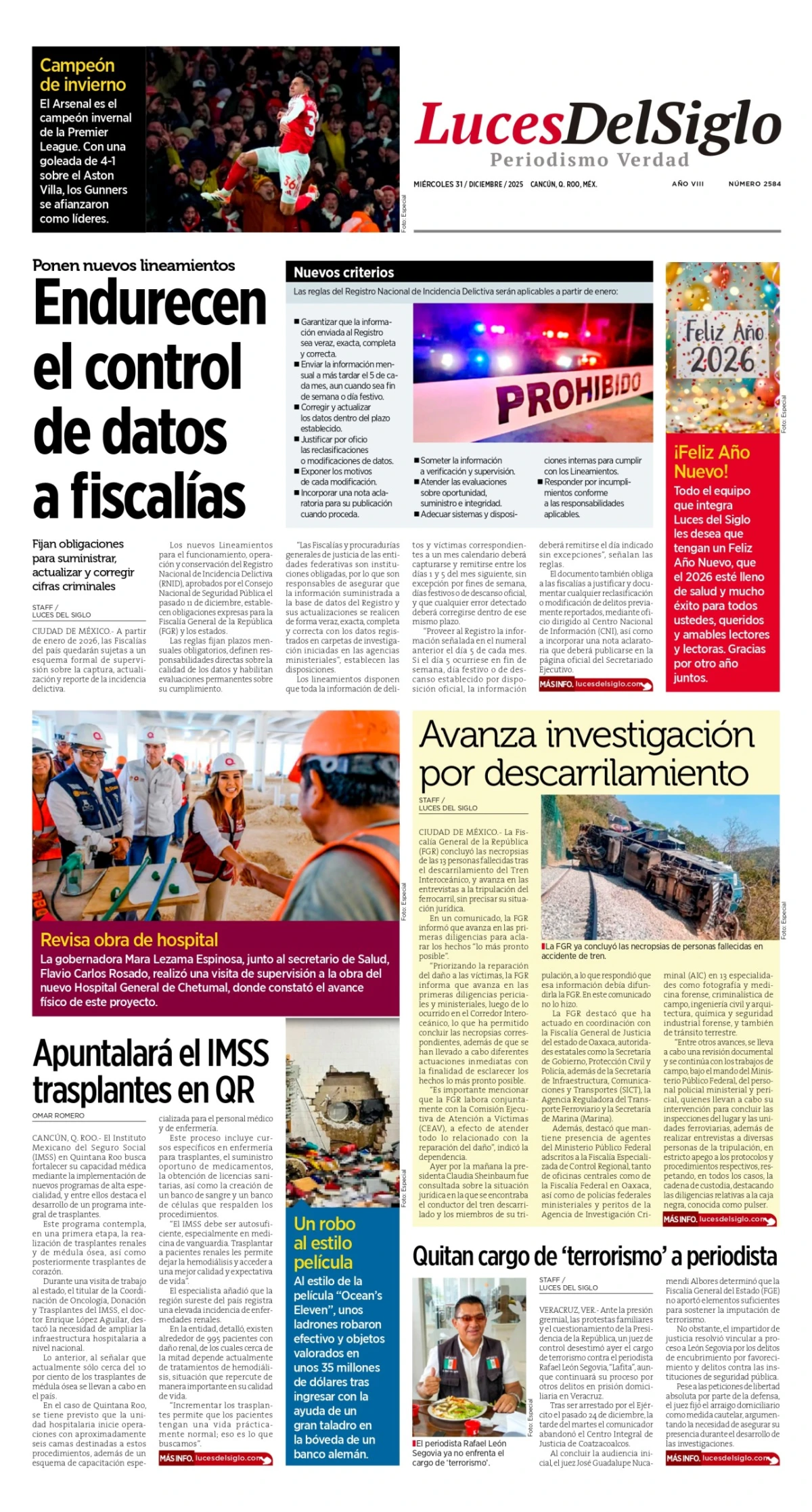 Portada de Luces del Siglo