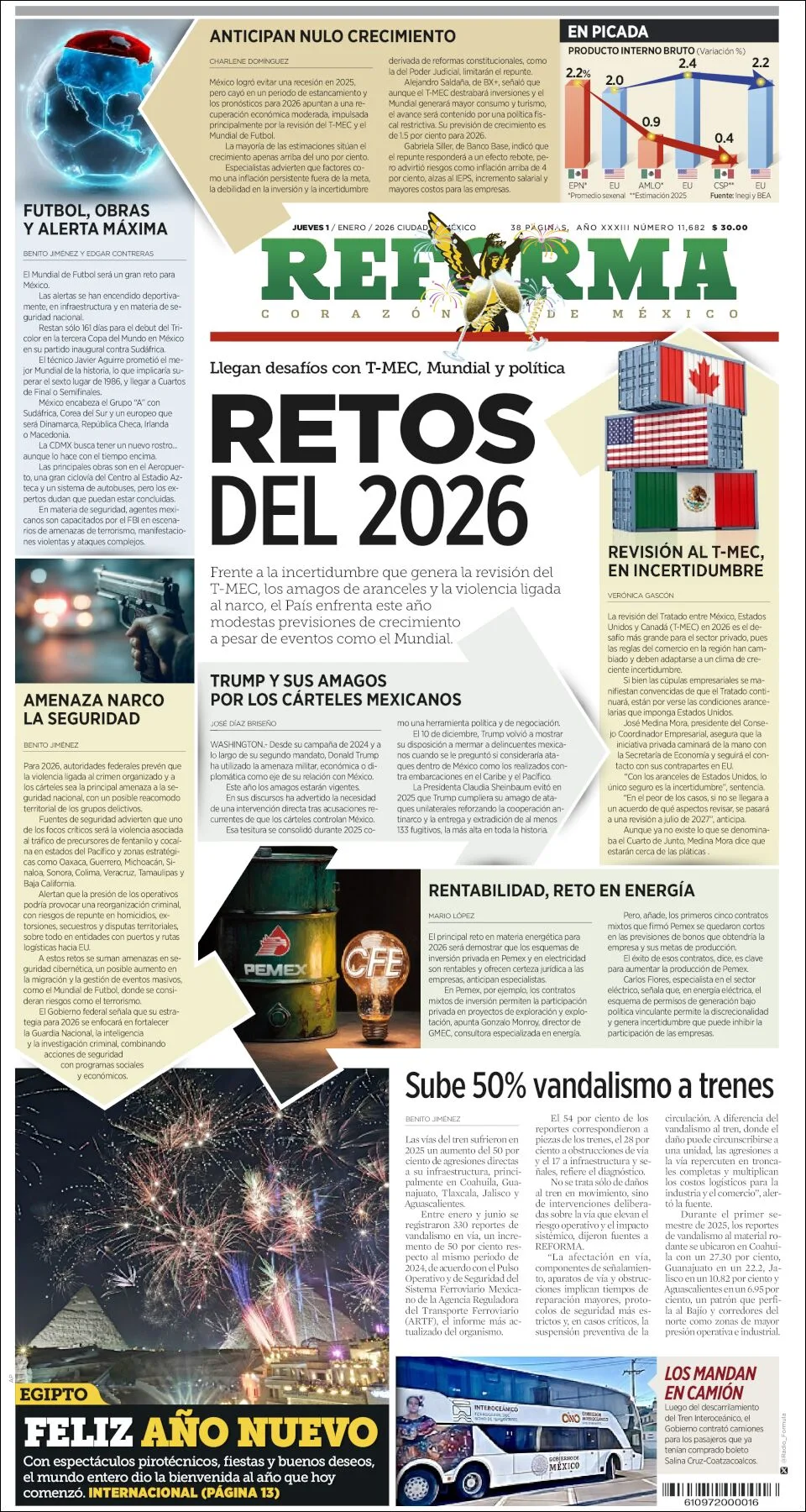 Portada de Reforma