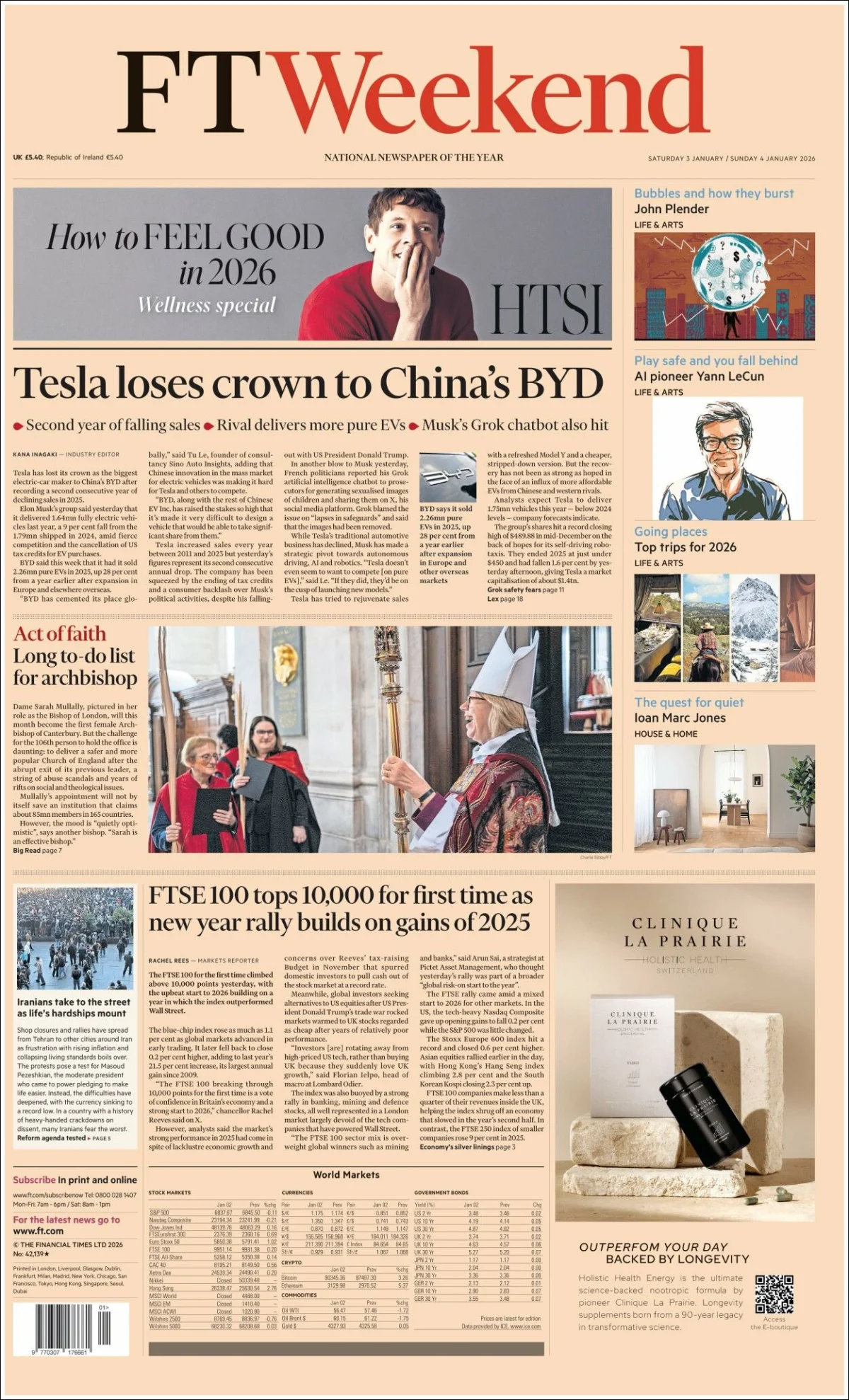 Portada de Financial Times