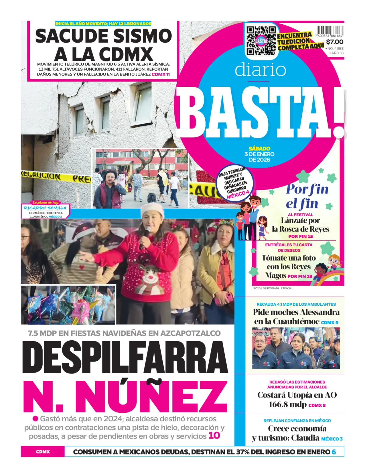 Portada de Basta! (portada)